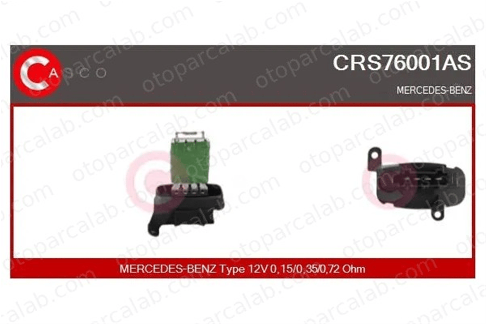 FASE 33-426-005 Kalorifer Rezistansı MERCEDES-BENZ VITO Minibüs/Otobüs VITO Panelvan/Van A0018212560