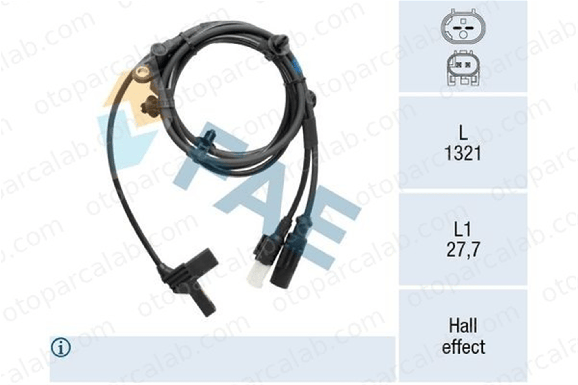 FASE 33-428-016 Abs Sensörü Arka Sol MERCEDES-BENZ VITO Minibüs/Otobüs VITO / MIXTO Panelvan/Van A6394409734 6394400832