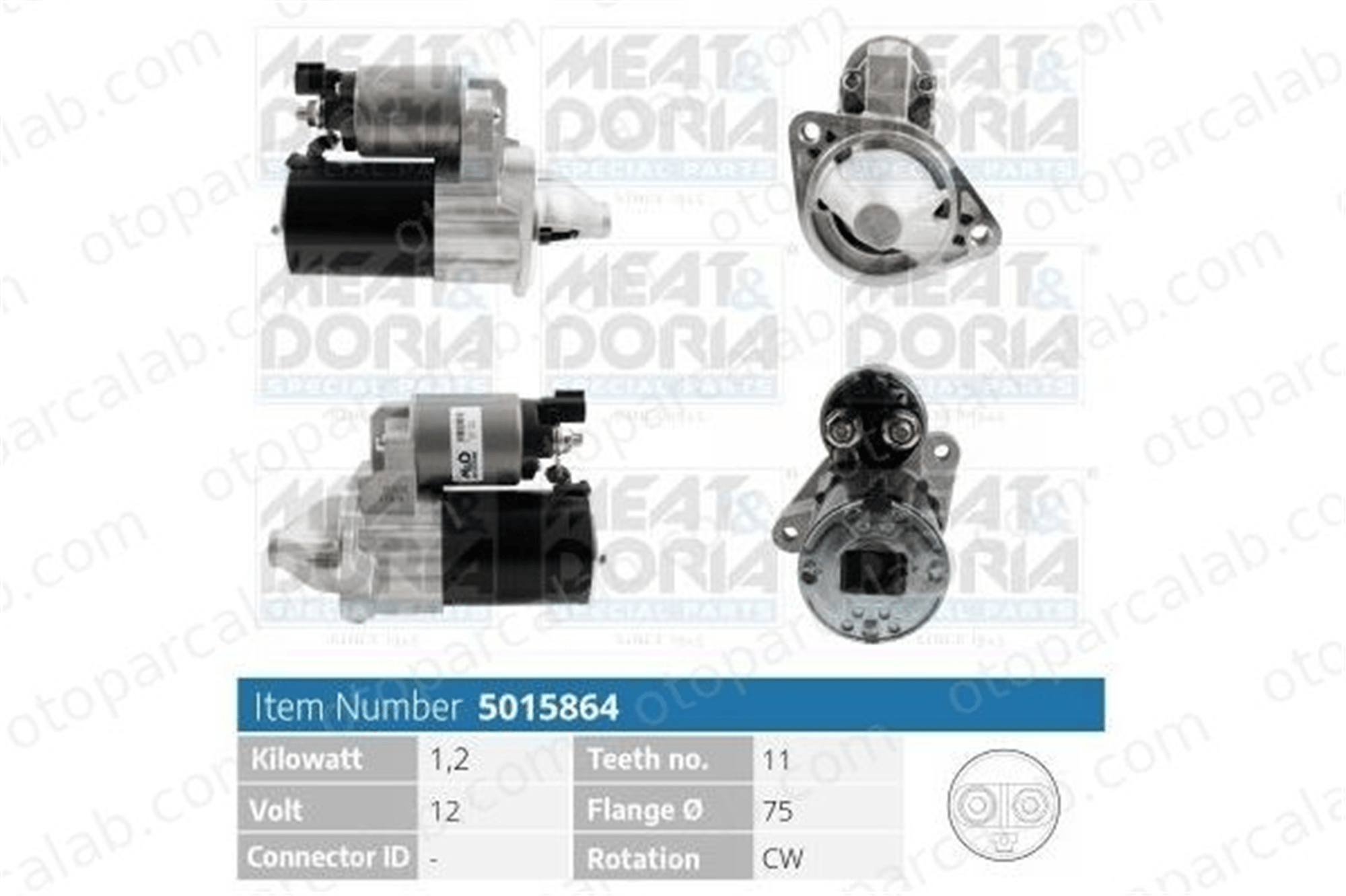 FEBI BILSTEIN 1003242 Marş Dinamosu HYUNDAI i20 I i10 I 3610003300