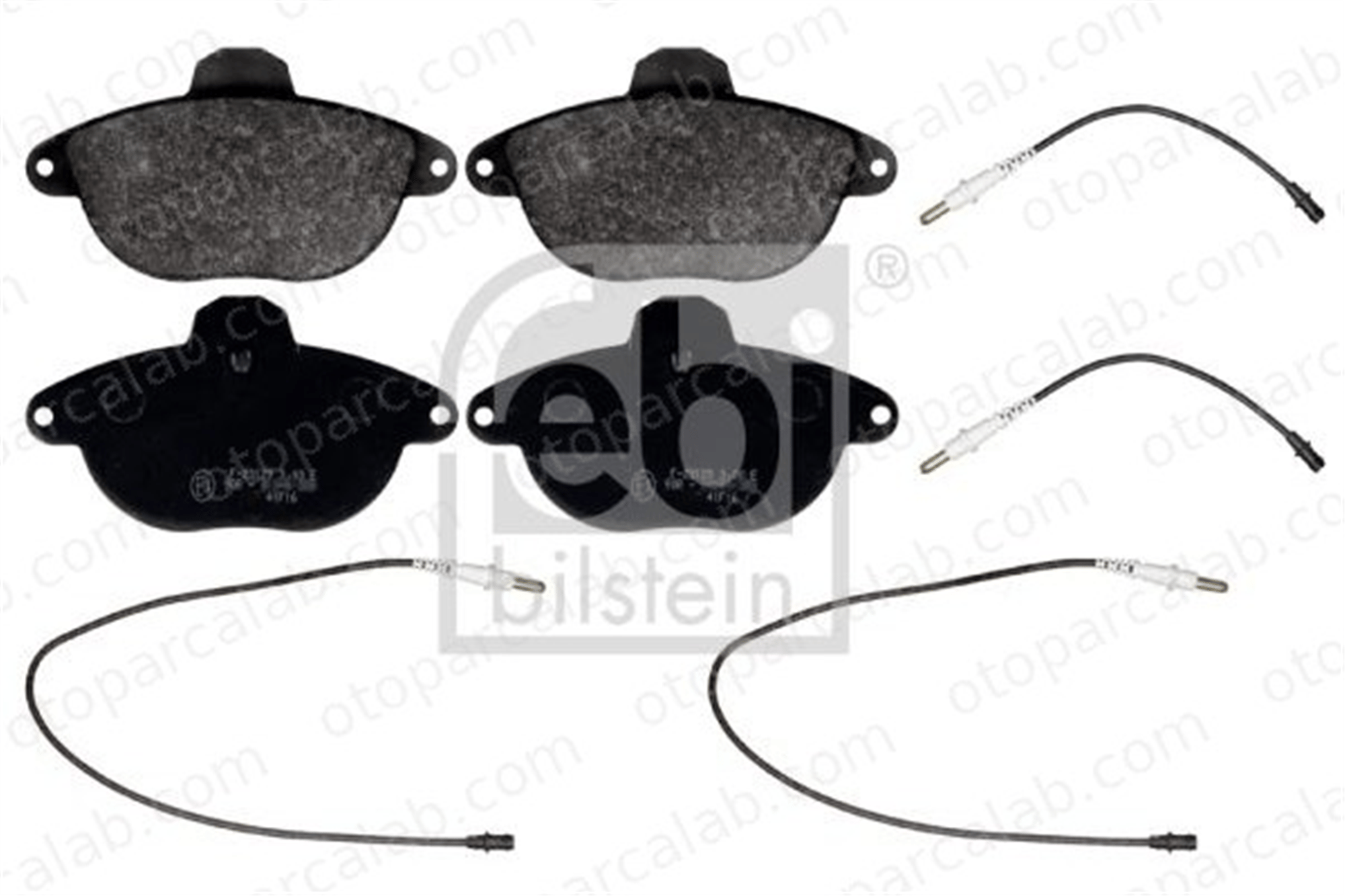 FEBI BILSTEIN 116037 Fren Disk Balata Ön CITROËN XANTIA XANTIA Break 425293 425158