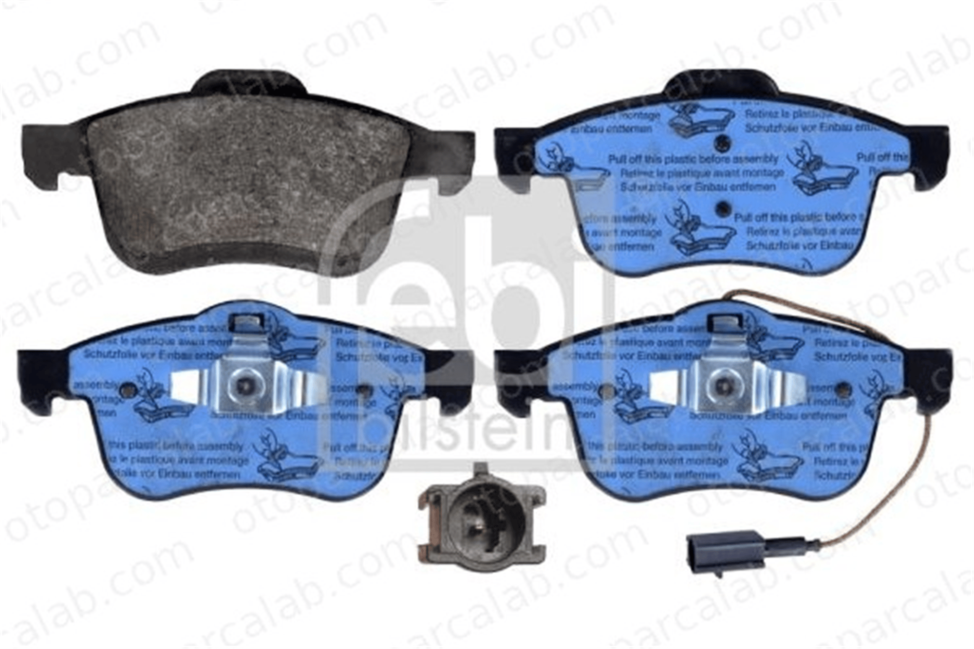 FEBI BILSTEIN 116059 Fren Disk Balata Ön FIAT DOBLO Cargo OPEL COMBO Kasa/büyük limuzin 77365396 51928529