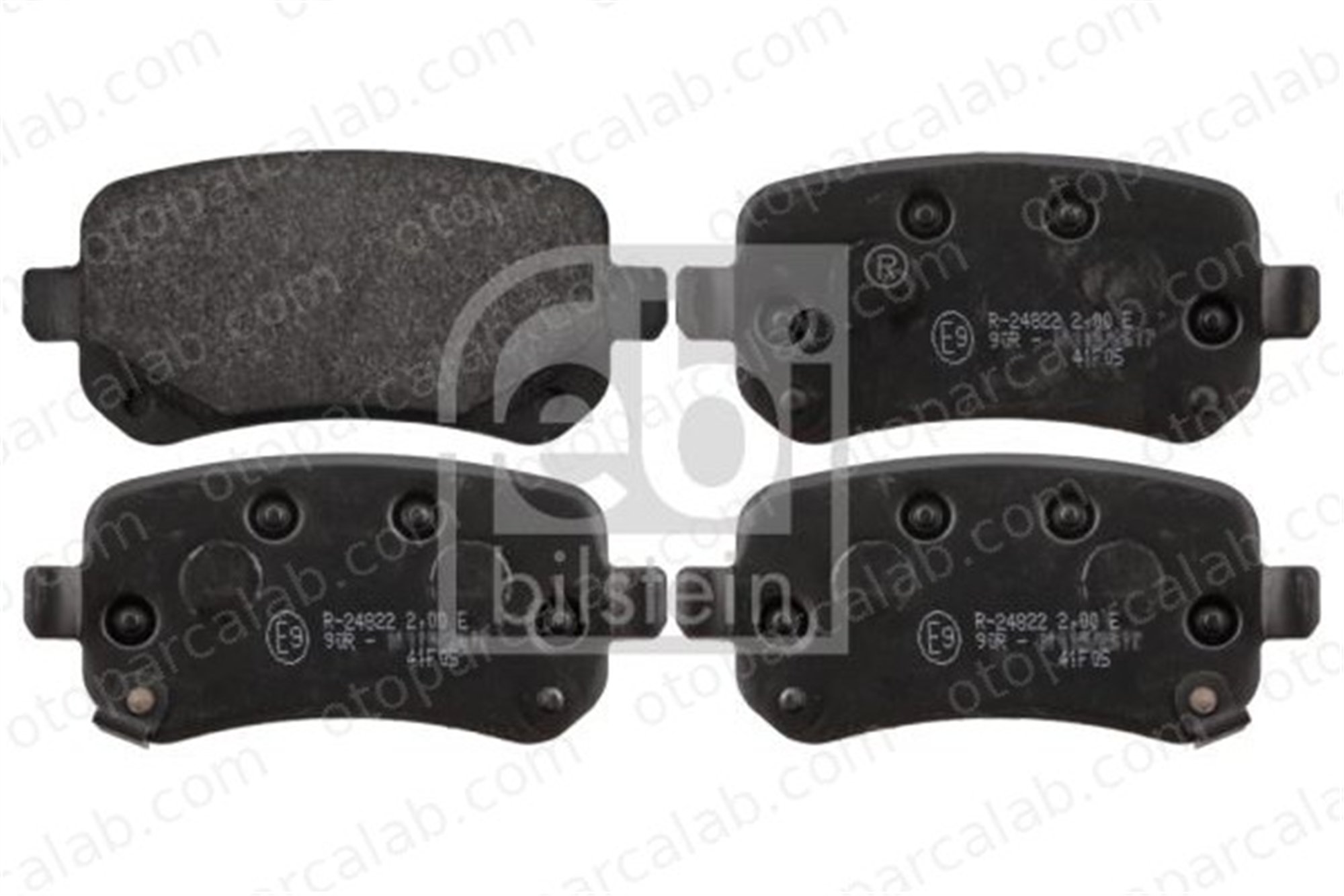 FEBI BILSTEIN 116060 Fren Disk Balata Arka DODGE JOURNEY CHRYSLER GRAND VOYAGER V 68029884AA 68029887AA