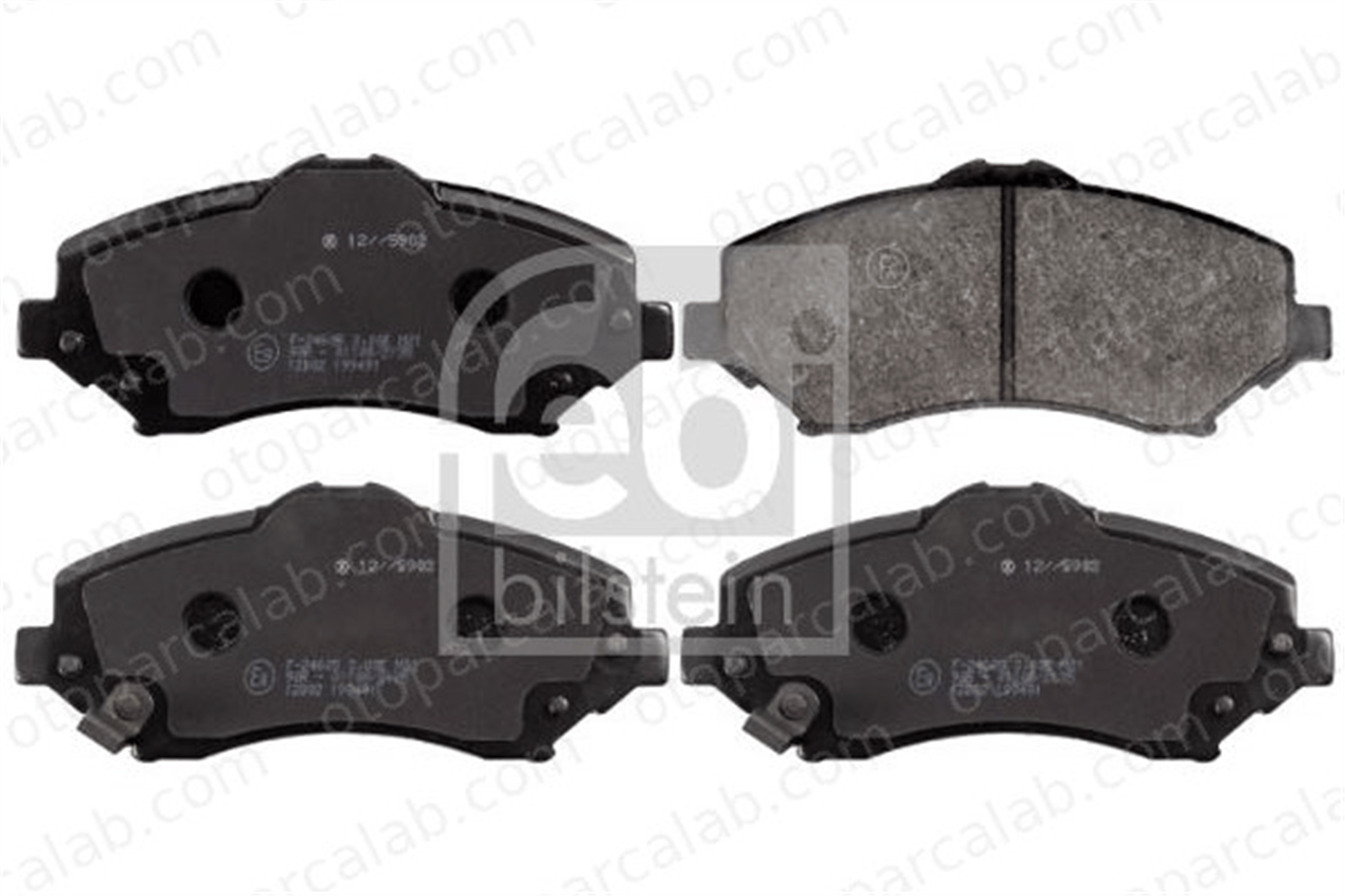 FEBI BILSTEIN 116063 Fren Disk Balata Ön CHRYSLER GRAND VOYAGER V DODGE JOURNEY 68003701AA 68003701AB