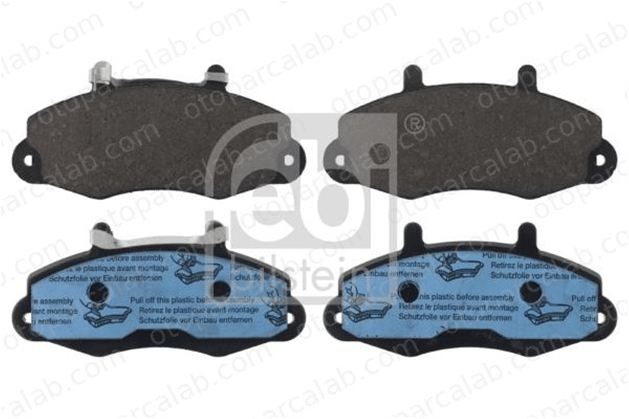 FEBI BILSTEIN 116069 Fren Disk Balata Ön FORD TRANSIT Minibüs/Otobüs TRANSIT Panelvan/Van 92VB2K021AA 93VX2K021AB
