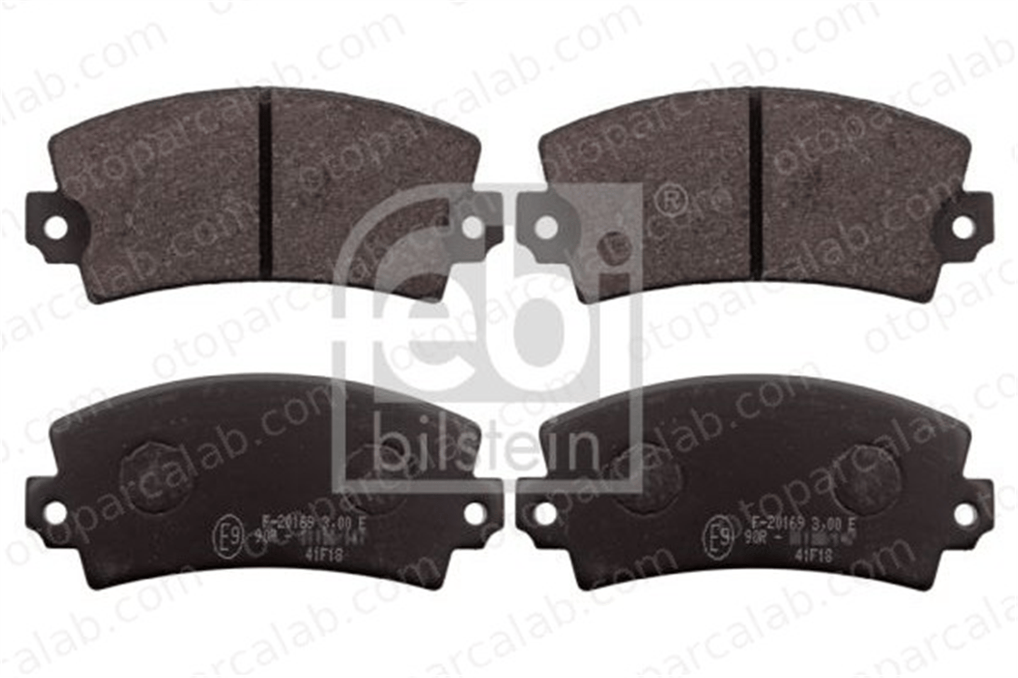 FEBI BILSTEIN 116179 Fren Disk Balata Ön RENAULT 4 7701202954 7701202890