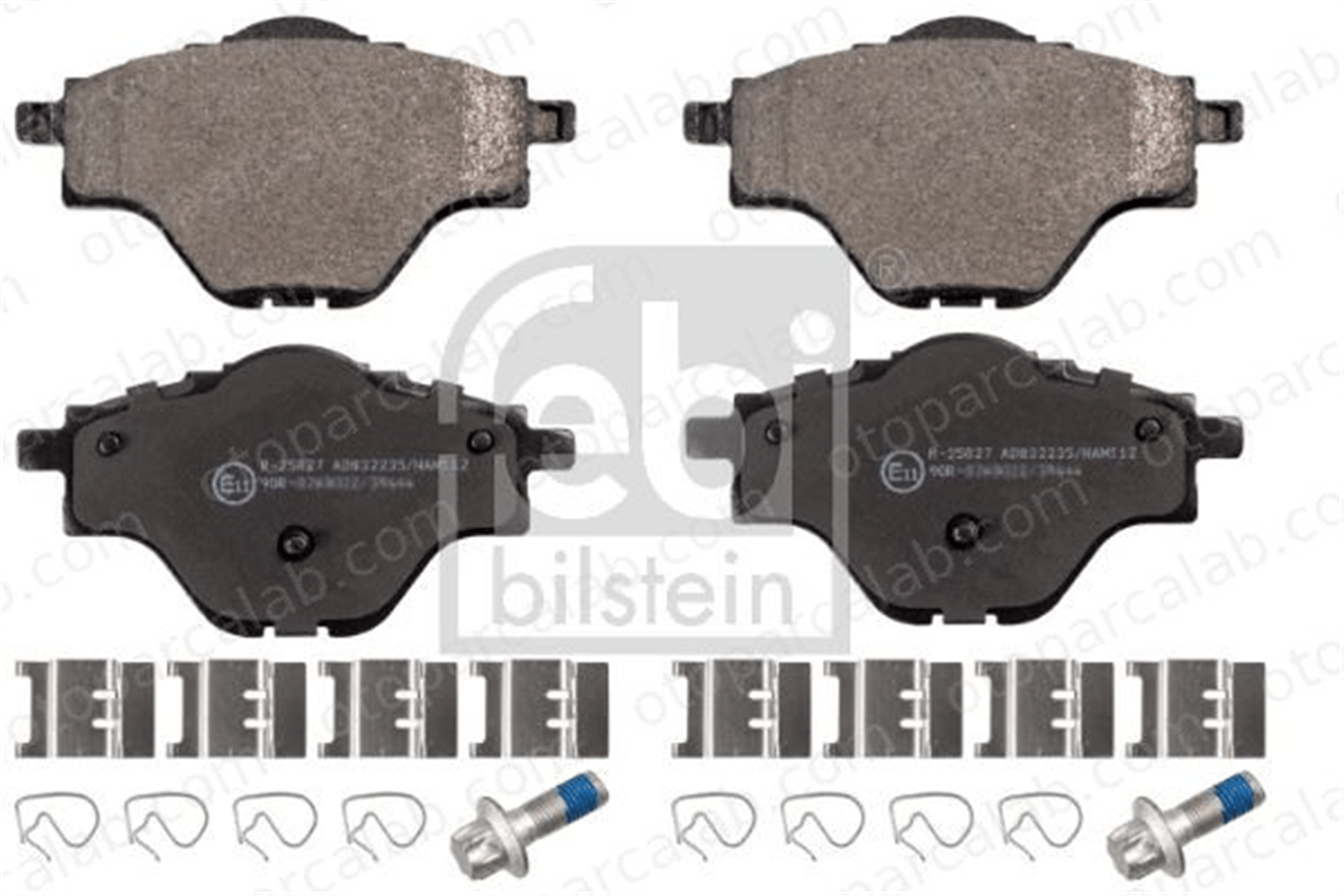 FEBI BILSTEIN 116242 Fren Disk Balata Arka PEUGEOT 308 II 5008 II 95525386 1609000980