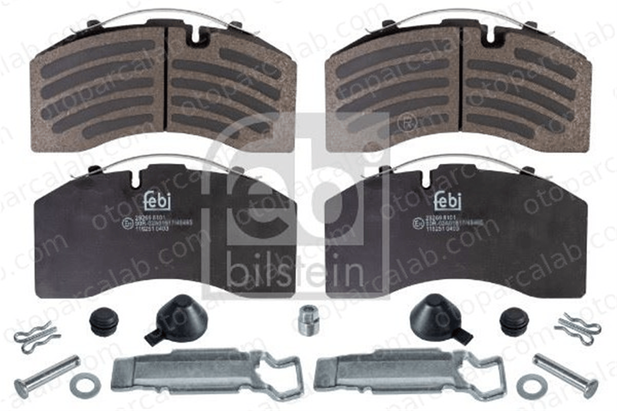 FEBI BILSTEIN 116251 Fren Disk Balata Ön MAN F90 MERCEDES-BENZ AROCS 44207020 550025995