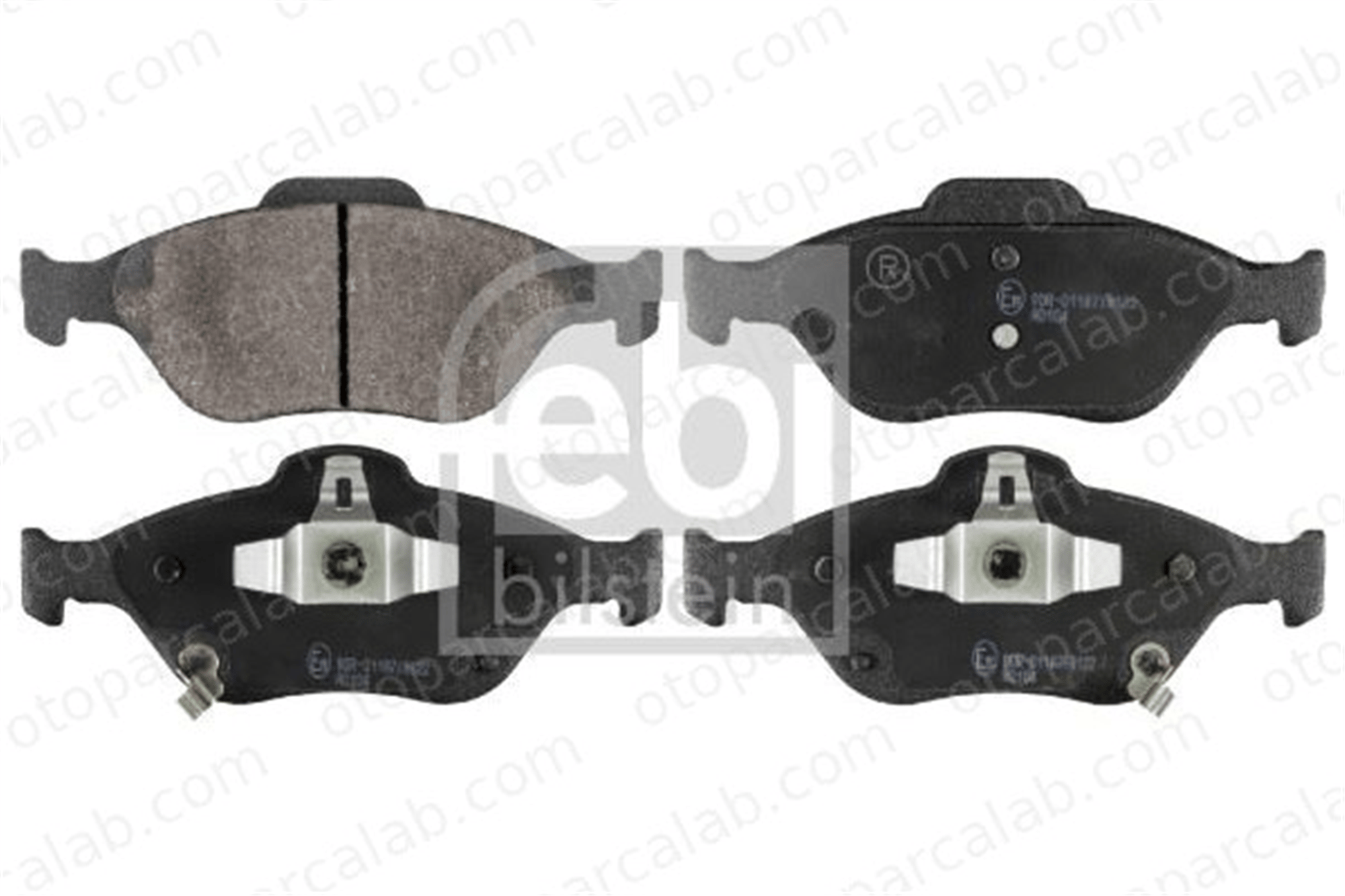 FEBI BILSTEIN 116267 Fren Disk Balata Ön TOYOTA YARIS DAIHATSU CHARADE VIII 44650D050 04465-0D050