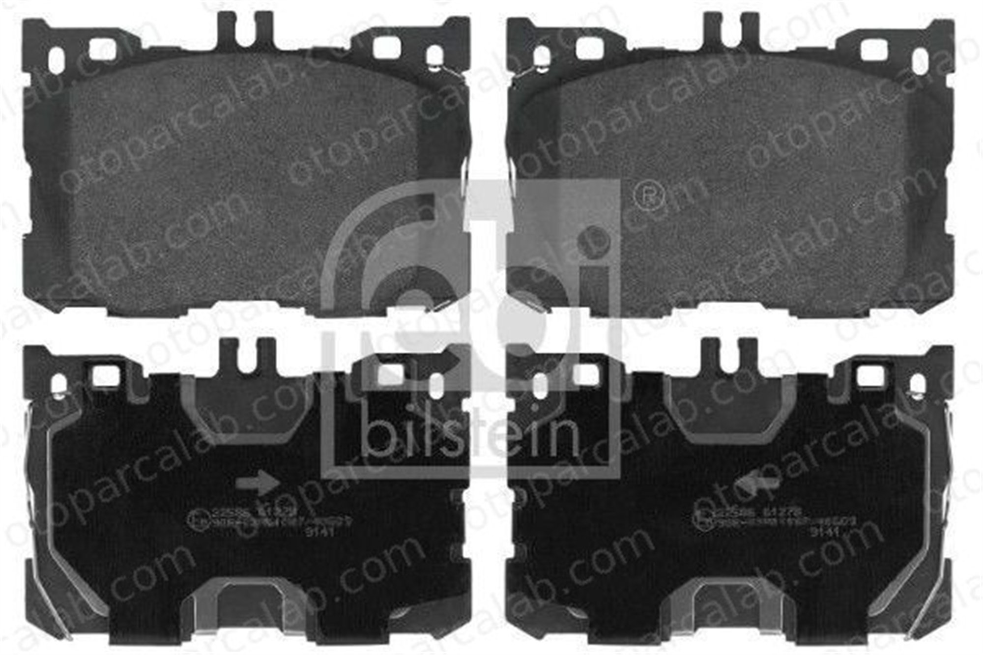 FEBI BILSTEIN 116428 Fren Disk Balata Ön MERCEDES-BENZ E-SERISI GLC Coupe A0004204900 4204900