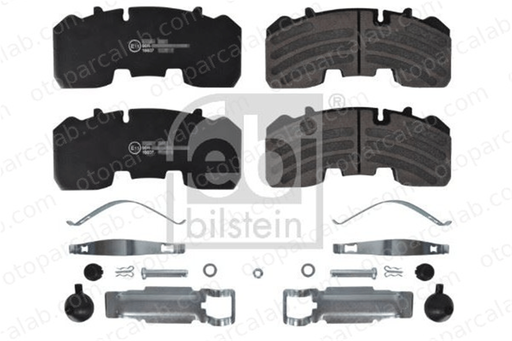 FEBI BILSTEIN 16607 Fren Disk Balata Ön MAN F90 MERCEDES-BENZ AROCS 509290040 05.092.90.04.0