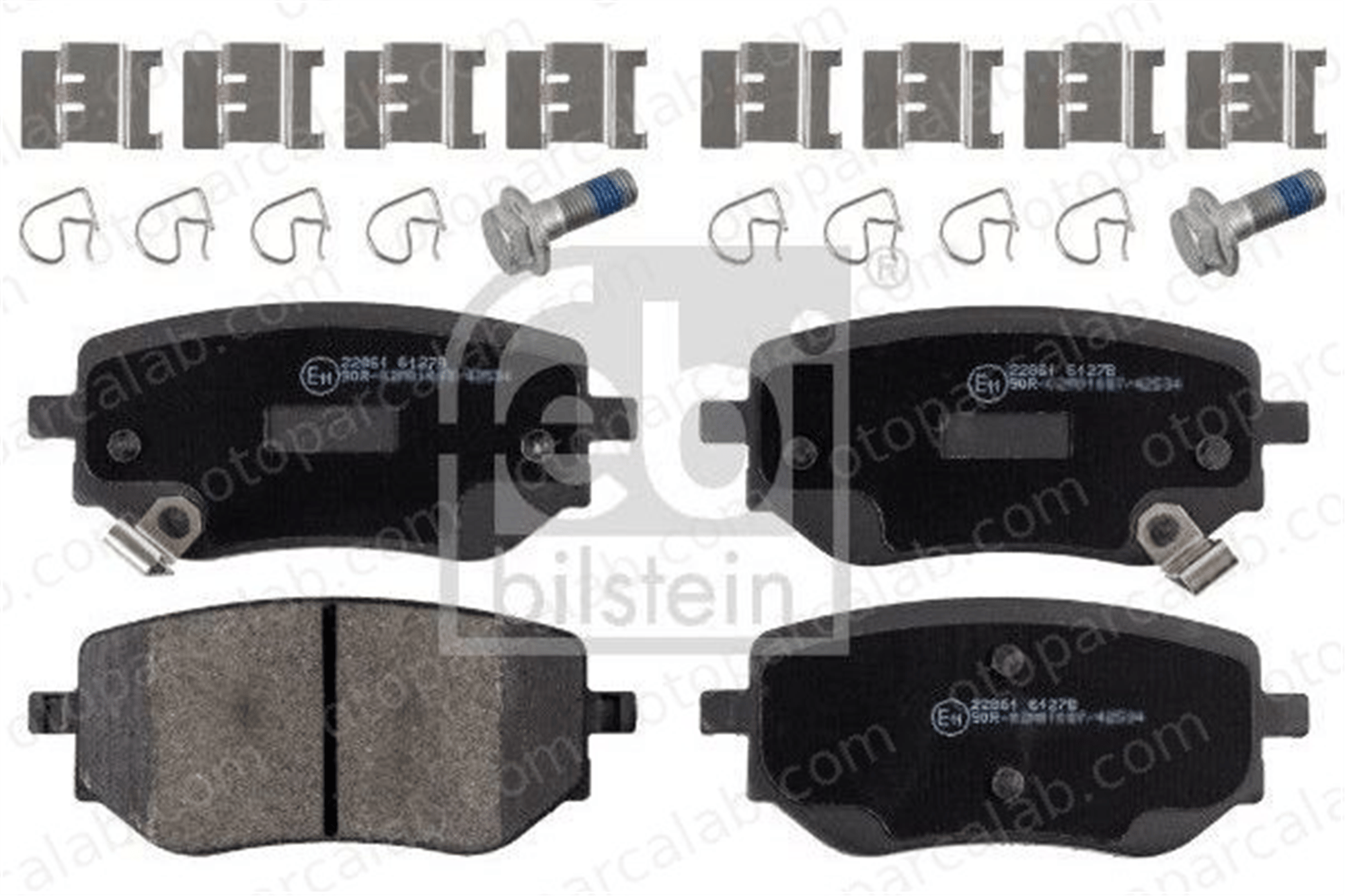 FEBI BILSTEIN 16981 Fren Disk Balata Arka MERCEDES-BENZ X-SERISI NISSAN NP300 NAVARA Pick-up A4704230600 4704230600