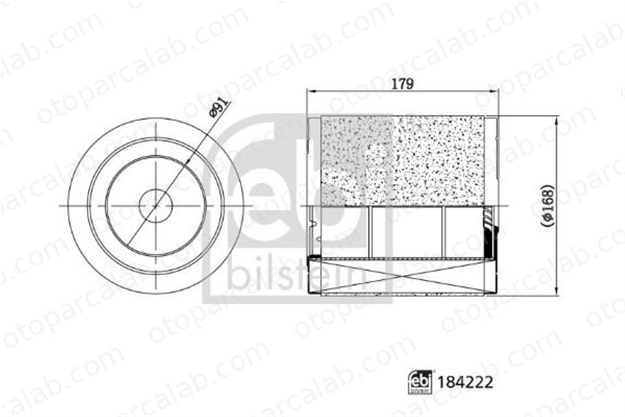 FEBI BILSTEIN 184222 Hava Filtresi AUDI A7 Sportback A6 C8 4K0133844 4K0133844D