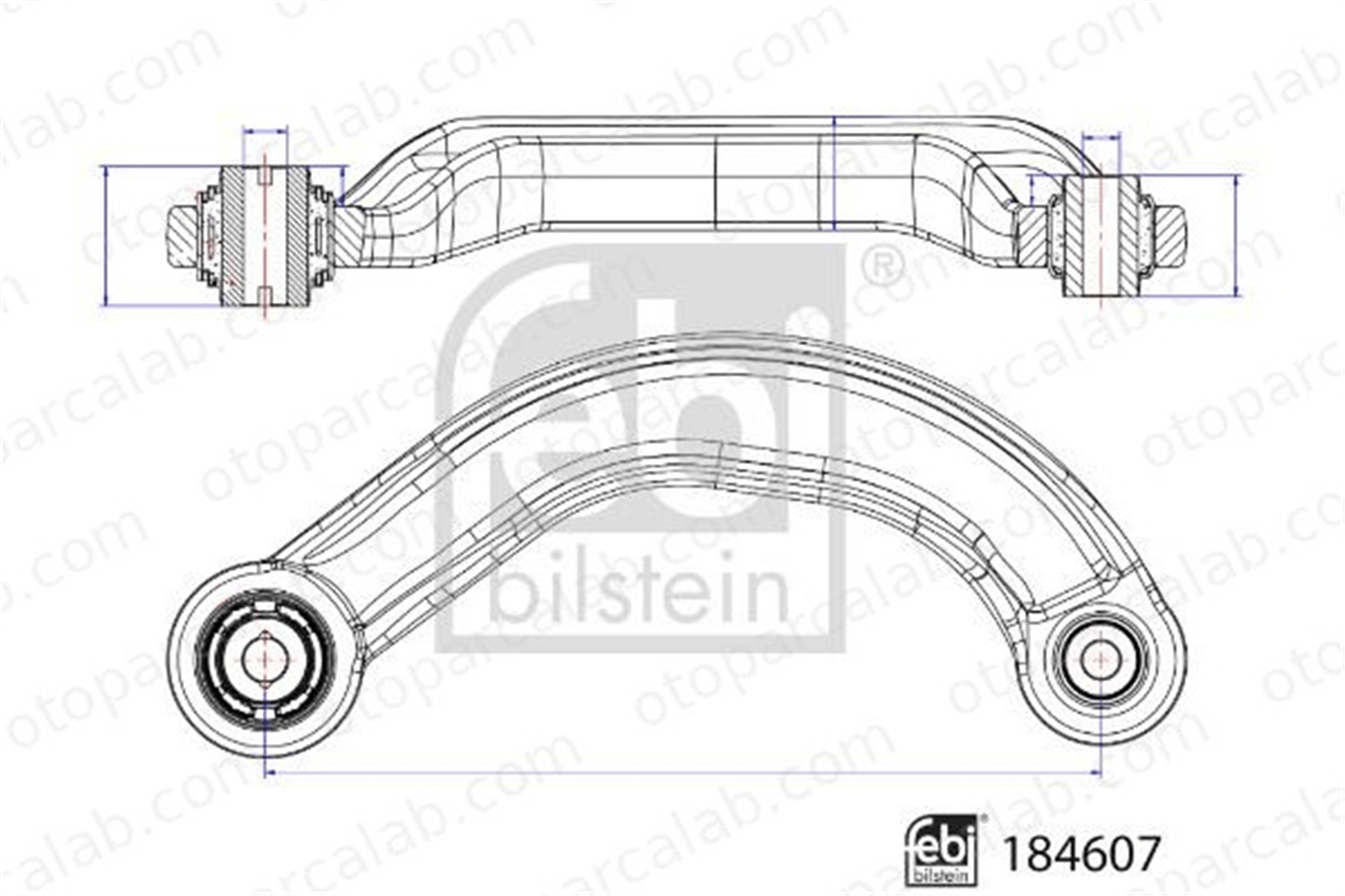 FEBI BILSTEIN 184607 Salıncak Arka Üst Sol FORD MONDEO V Hatchback MONDEO V Turnier 5263103 2120063