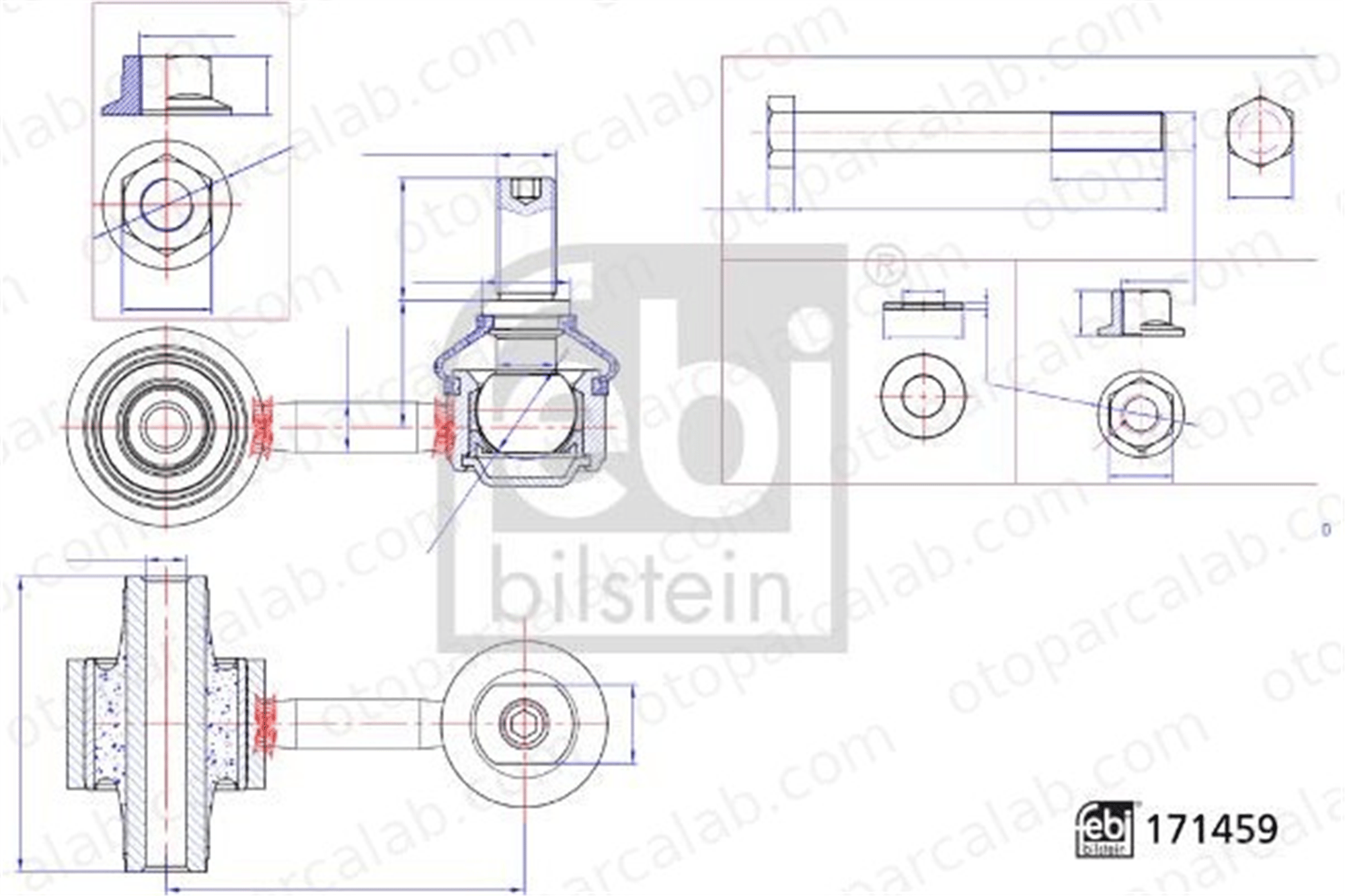 FEBI BILSTEIN 184868 Viraj Demir Askı Rotu Arka Sağ veya Sol HYUNDAI i30 i30 Station wagon 55530G2000