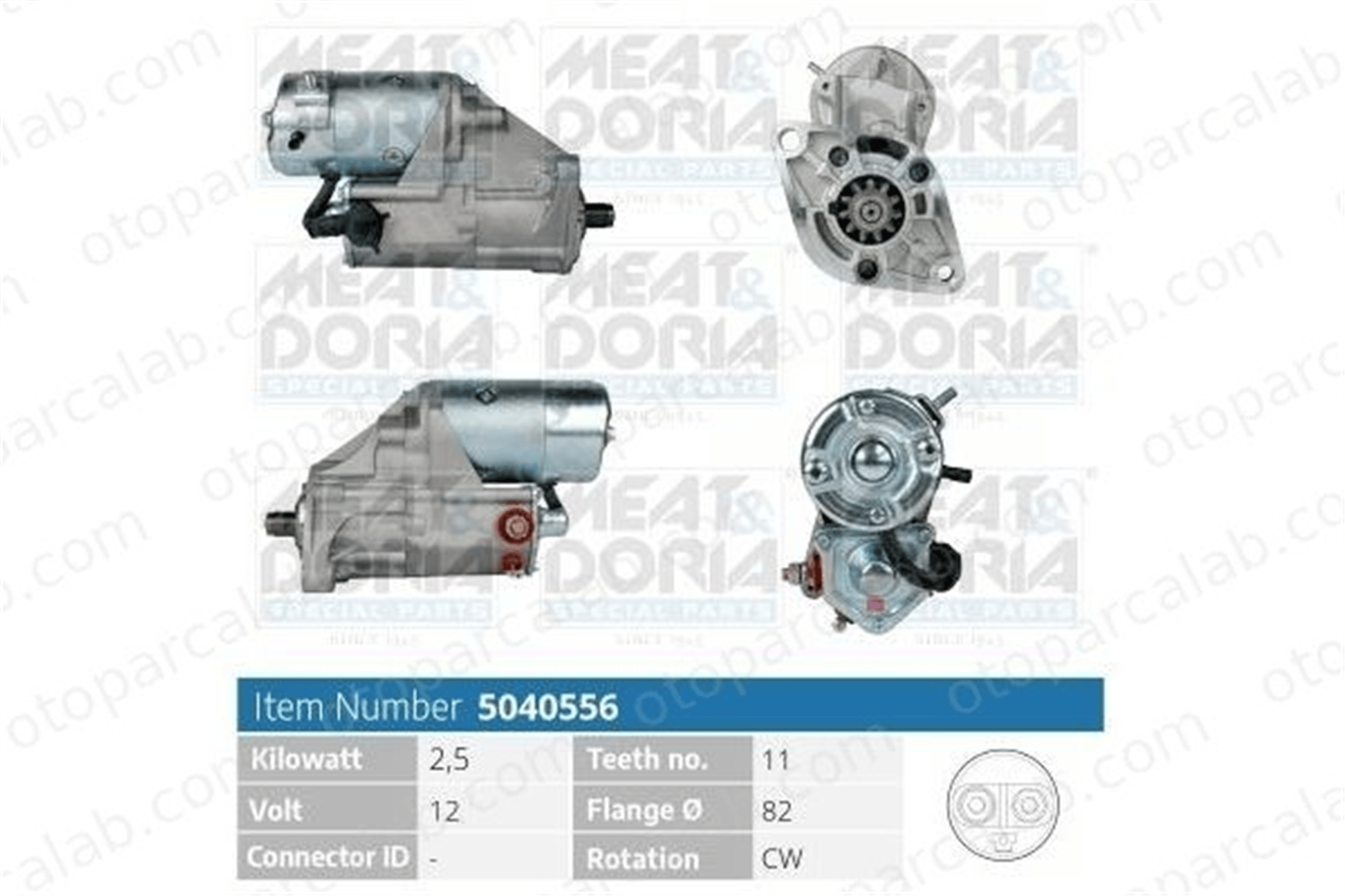 FEBI BILSTEIN 193930 Marş Dinamosu TOYOTA HIACE IV Minibüs/Otobüs HIACE IV Panelvan/Van 2810045061 2810054010