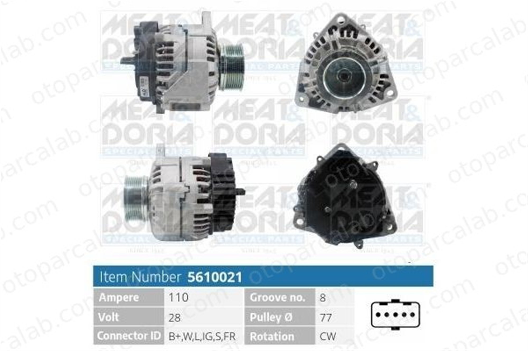 FEBI BILSTEIN 196684 Alternatör DAF XF II XD 1628217 1697023