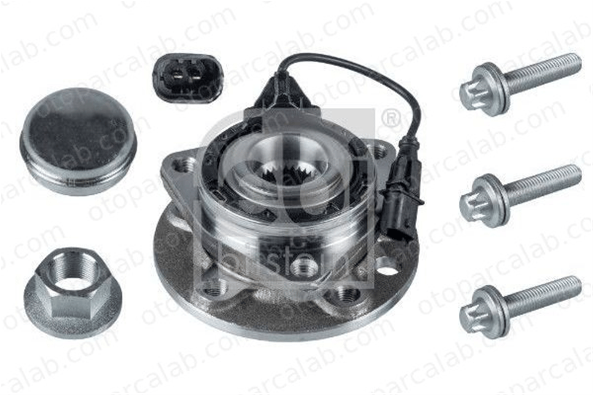FEBI BILSTEIN 23377 Teker Rulmanı Ön Sağ veya Sol OPEL VECTRA C GTS SAAB 9-3 Station wagon 1603294 93186387