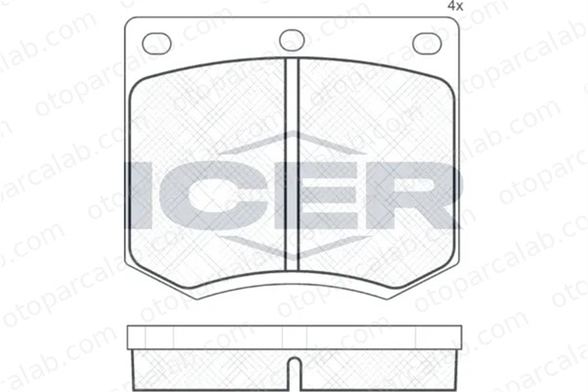 FERBE 10100 Fren Disk Balata Ön FORD TAUNUS TAUNUS 17M II 1502370 GBP90216