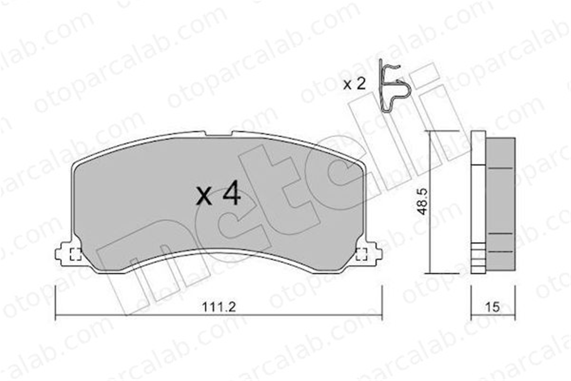 FERBE 24800 Fren Disk Balata Ön SUZUKI BALENO Station wagon BALENO 5580060G00 5510261G50