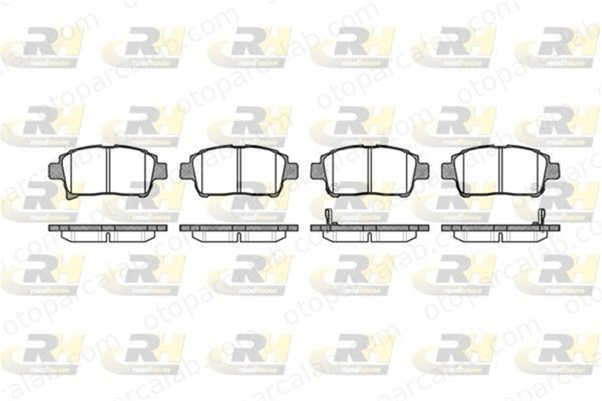 FERBE 33700 Fren Disk Balata Ön TOYOTA COROLLA YARIS 446513020 44650W050