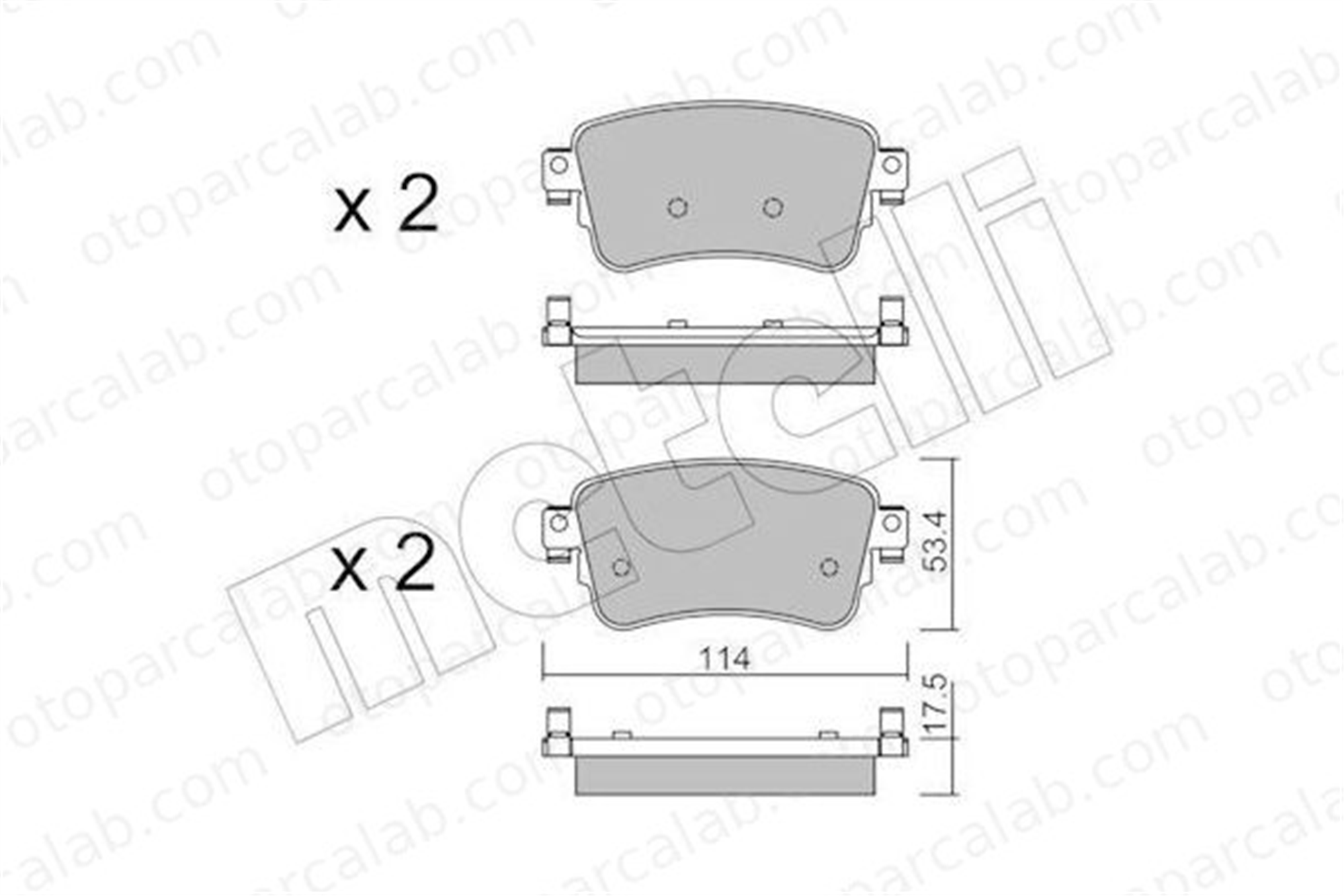 FERBE 97200 Fren Disk Balata Arka CITROËN SPACETOURER Minibüs/Otobüs JUMPY Panelvan/Van SU001A6136 1617936880