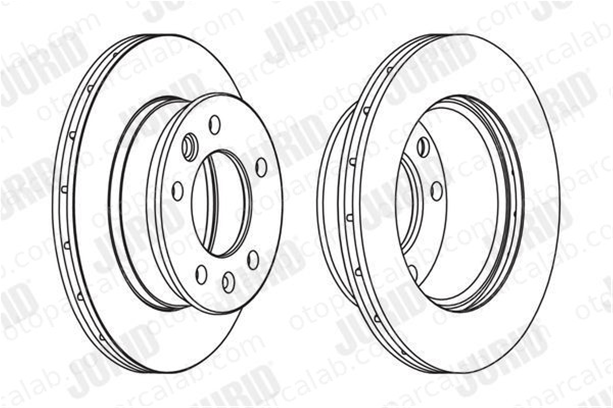 FERODO DDF1877 Fren Disk Ayna Arka Sağ ve Sol MERCEDES-BENZ SPRINTER 4-t Panelvan/Van SPRINTER 3-t Panelvan/Van 569122 93184247