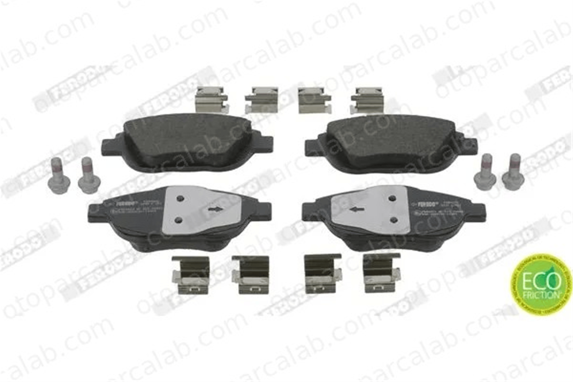 FERODO FDB4288 Fren Disk Balata Ön CITROËN C3 III C4 CACTUS 1607083180 1611140580