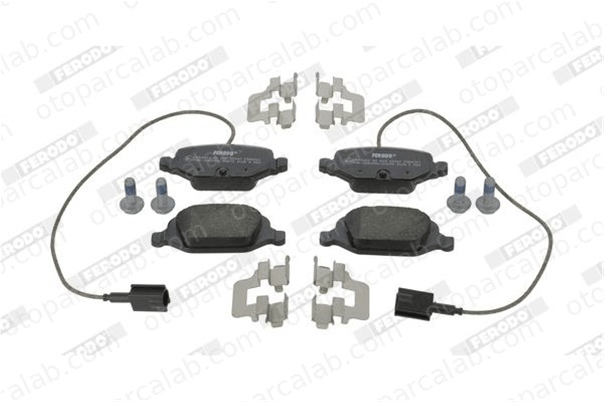 FERODO FDB4321 Fren Disk Balata Arka ABARTH 500 / 595 / 695 500C / 595C / 695C 77365754 71770110
