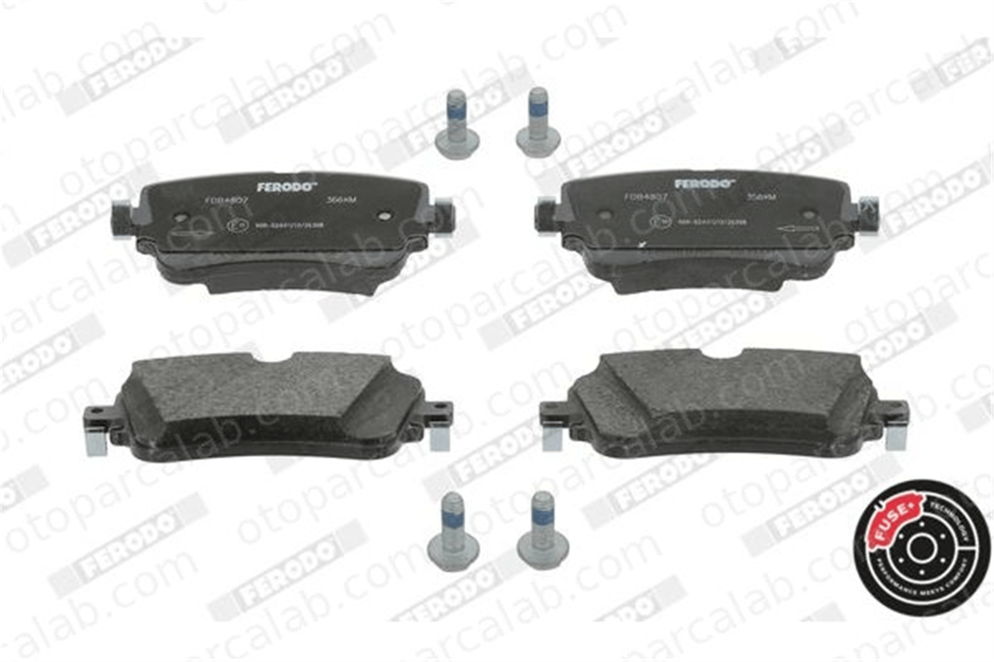 FERODO FDB4807 Fren Disk Balata Arka AUDI Q7 A6 C8 Avant 4M0698451F 4KE698451A