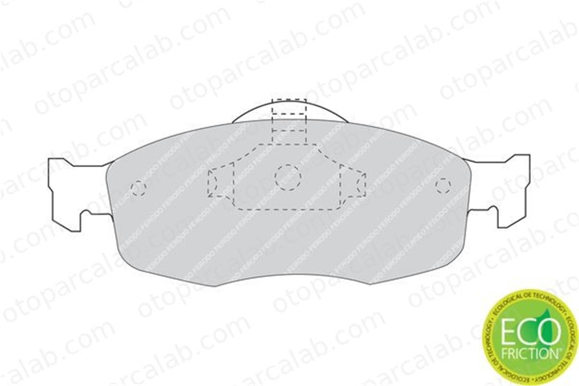 FERODO FDB884 Fren Disk Balata Ön FORD MONDEO I MONDEO I Turnier FDB884 1073731