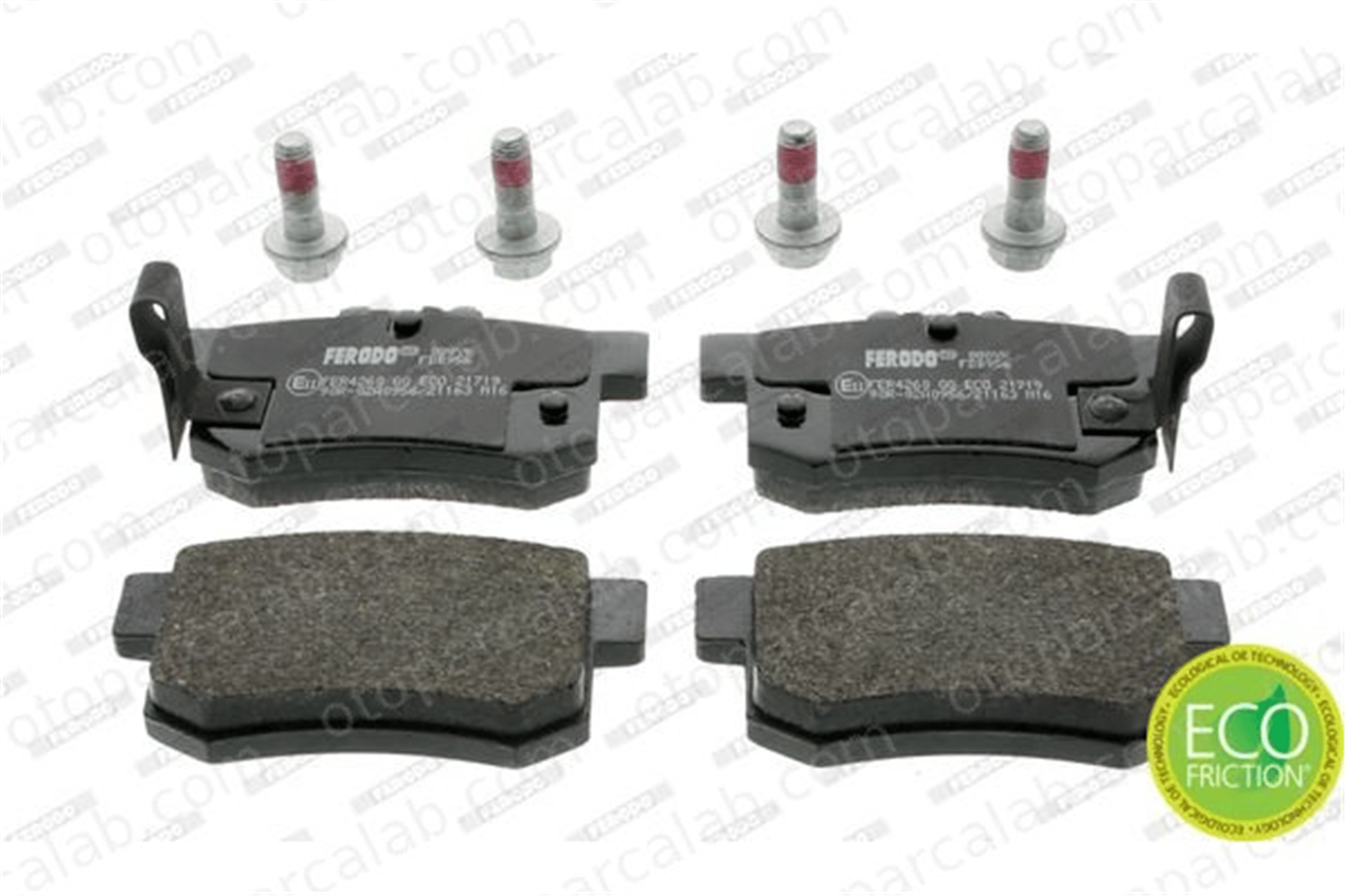 FERODO FDB956 Fren Disk Balata Arka SUZUKI SX4 FIAT SEDICI 43022S5AE50 43022S5AJ01