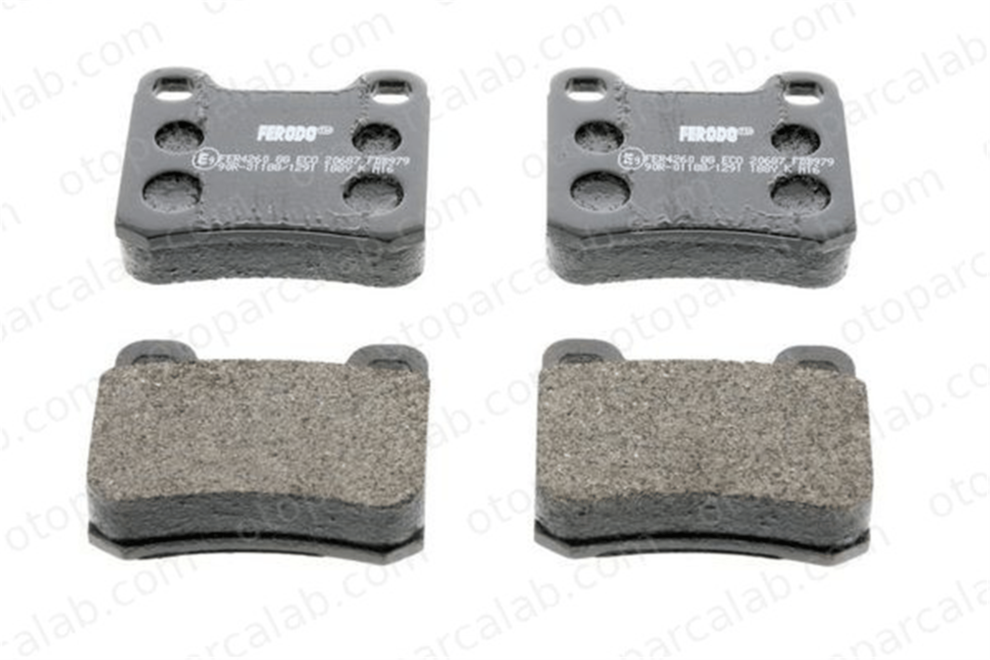 FERODO FDB979 Fren Disk Balata Arka MERCEDES-BENZ 124 Sedan C-SERISI A0004209820 4209820