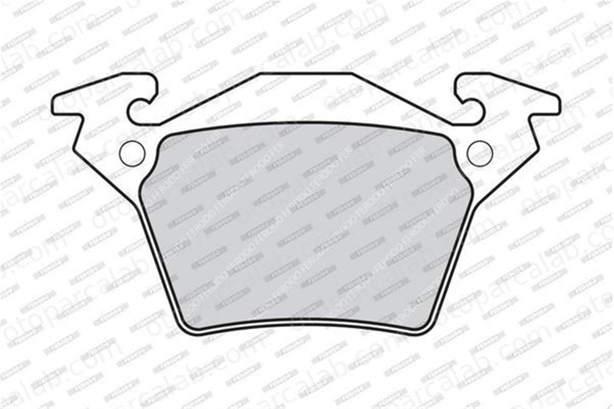 FERODO FVR1305 Fren Disk Balata Arka MERCEDES-BENZ VITO Minibüs/Otobüs VITO Panelvan/Van A0034200220 4214210