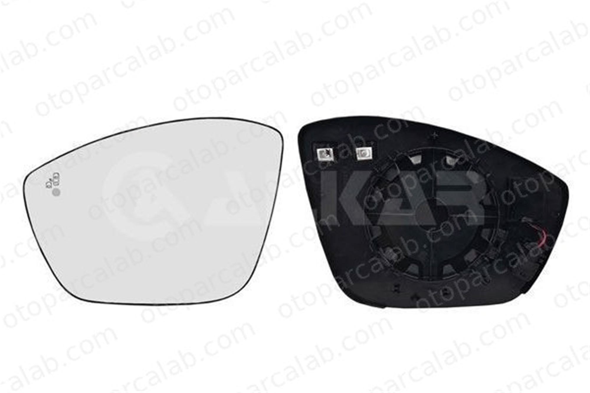 FIAT ORJINAL 155255368 Ayna Camı Dış Sol PEUGEOT 508 II DS DS 3 CROSSBACK 155255368 9835016080