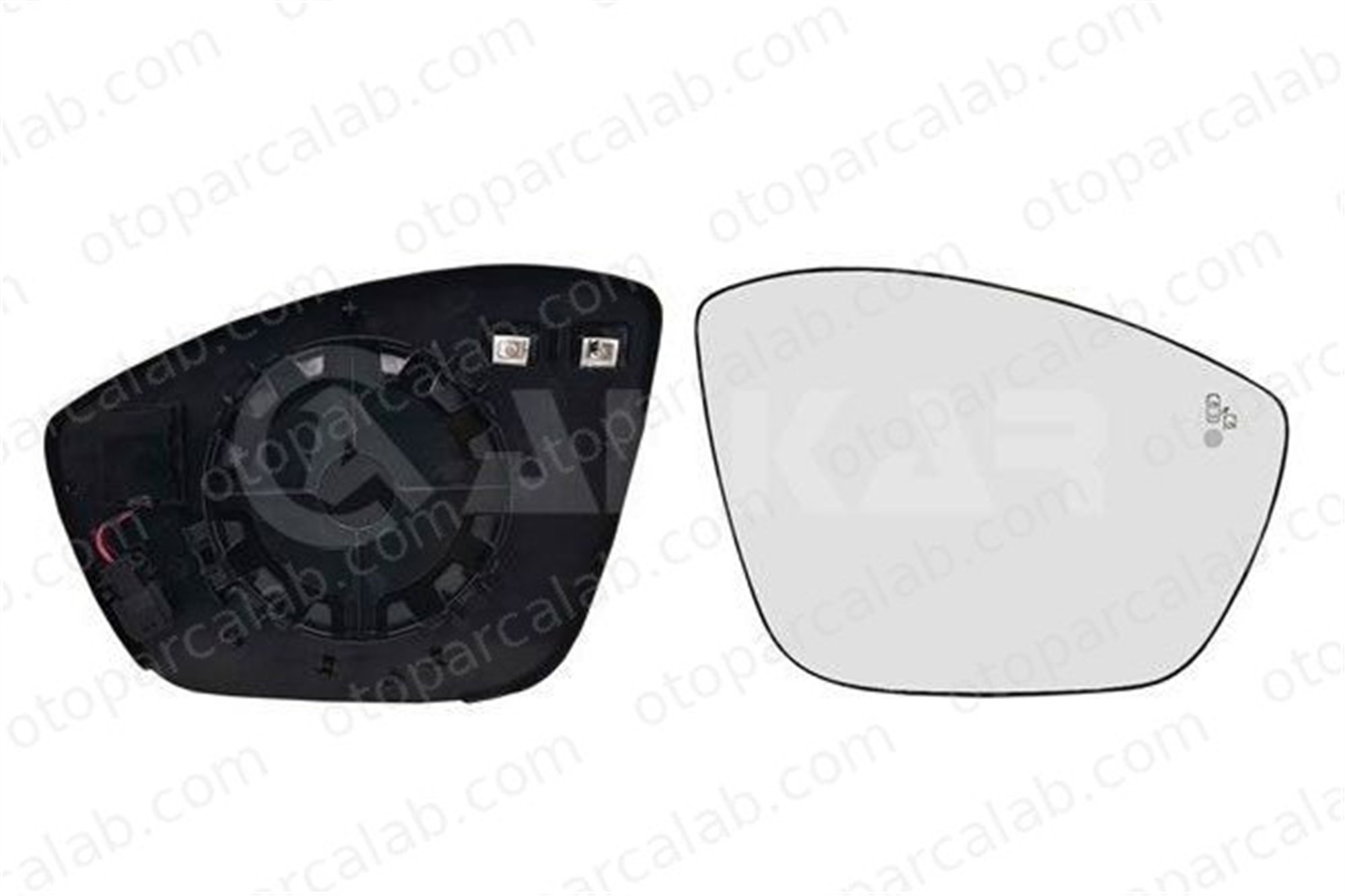 FIAT ORJINAL 155255371 Ayna Camı Dış Sağ PEUGEOT 508 II DS DS 3 CROSSBACK 155255371 155255369