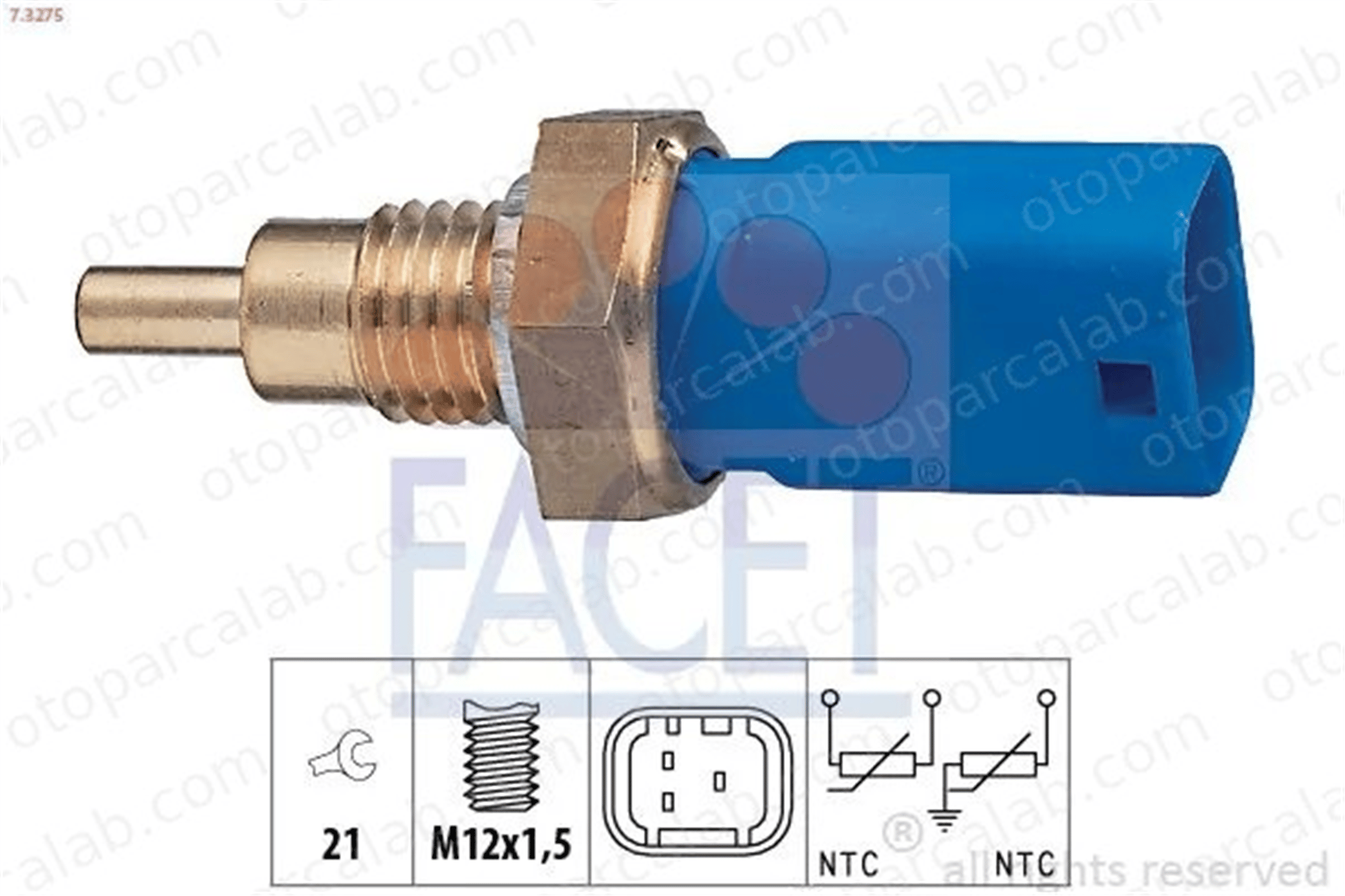 FIAT ORJINAL 46474600 Hararet Müşürü FIAT PALIO SIENA 46474600 6000625330