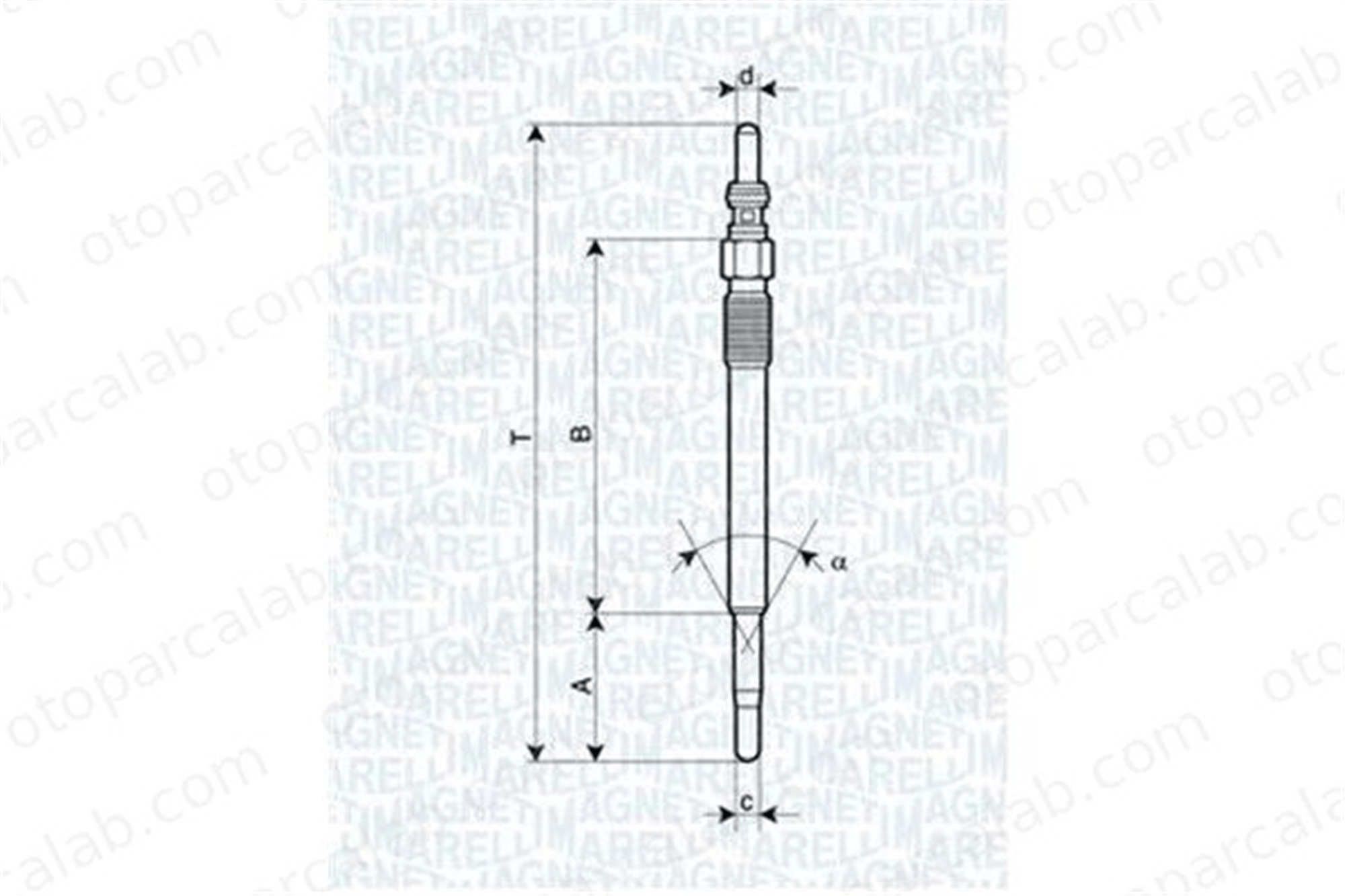 FIAT ORJINAL 46796050E Isıtma Bujisi FIAT GRANDE PUNTO PUNTO 46796050E 46796050