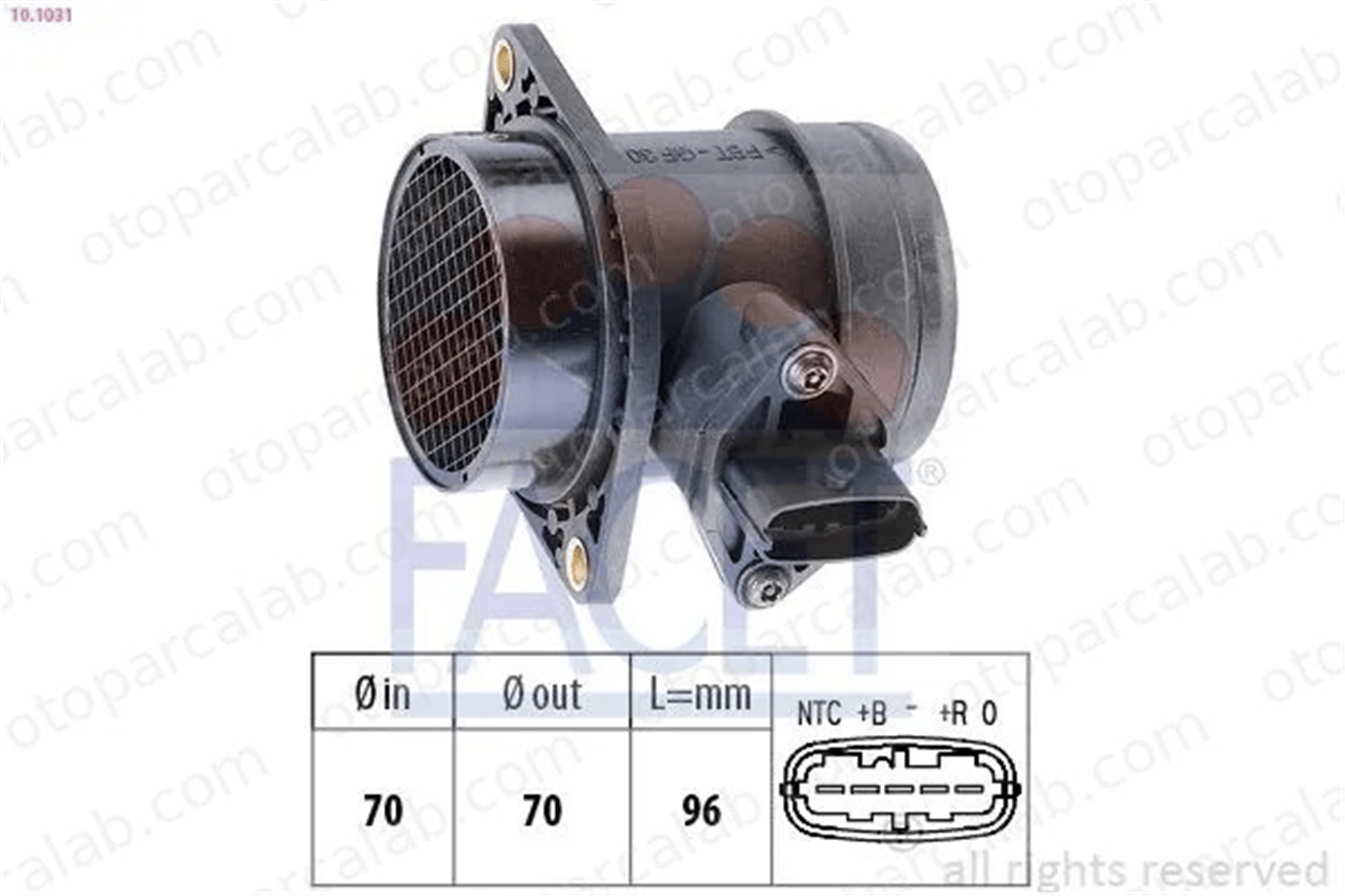 FIAT ORJINAL 46811122 Hava Debimetresi LADA 110 ALFA ROMEO 147 46811122 71724214
