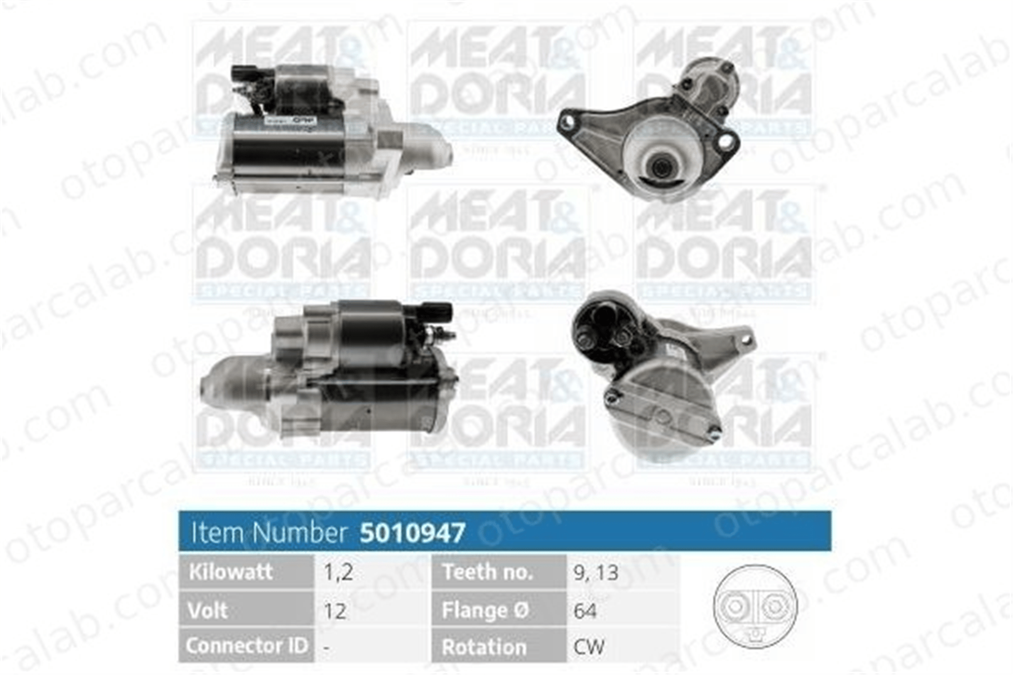 FIAT ORJINAL 50057673 Marş Dinamosu FIAT 500X JEEP RENEGADE SUV 50057673 50057239