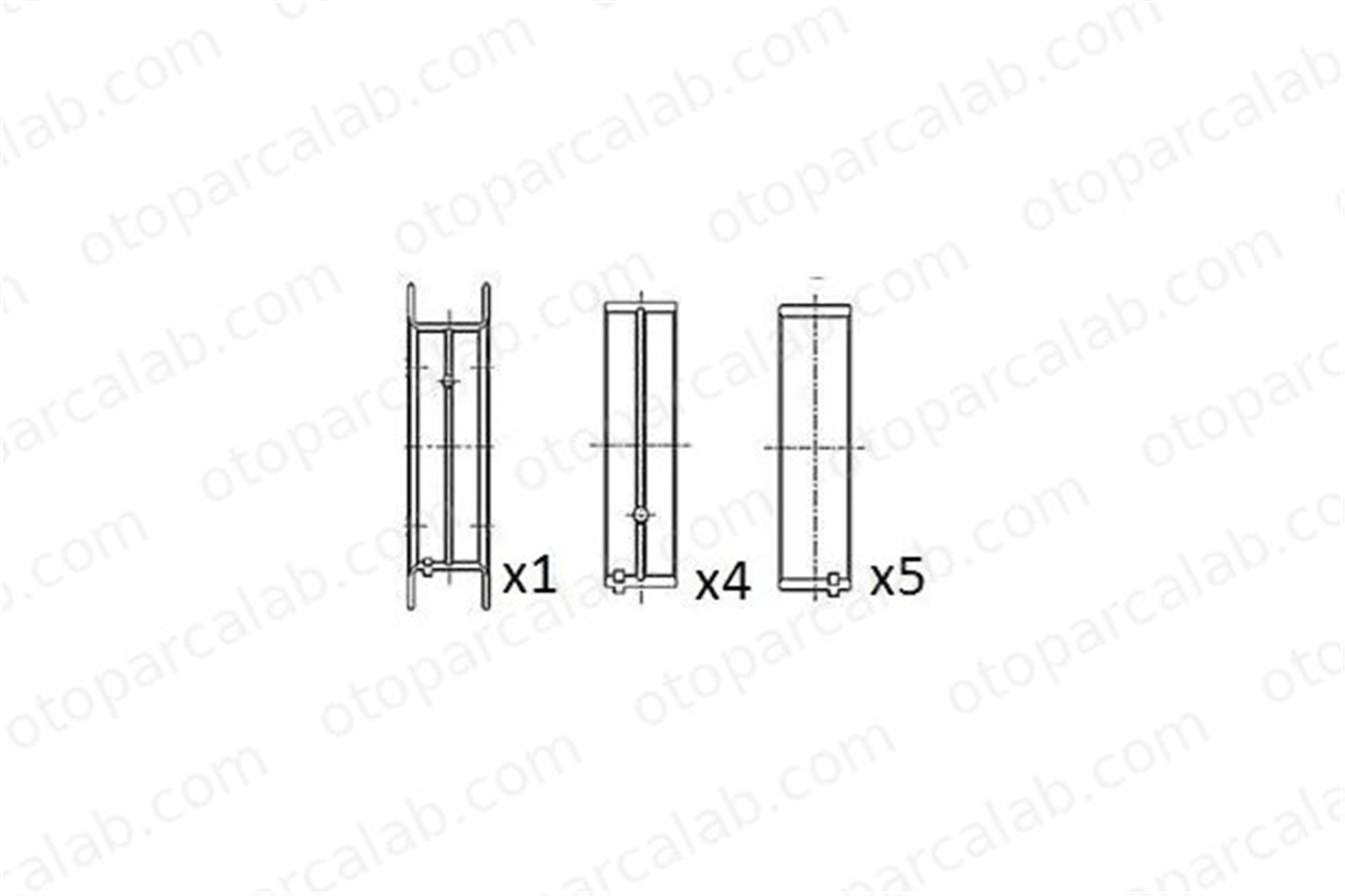 FIAT ORJINAL 5801489134 Ana Yatak (STD) IVECO DAILY IV Panelvan/Van DAILY IV Platform şasi 5801489134 1612240380