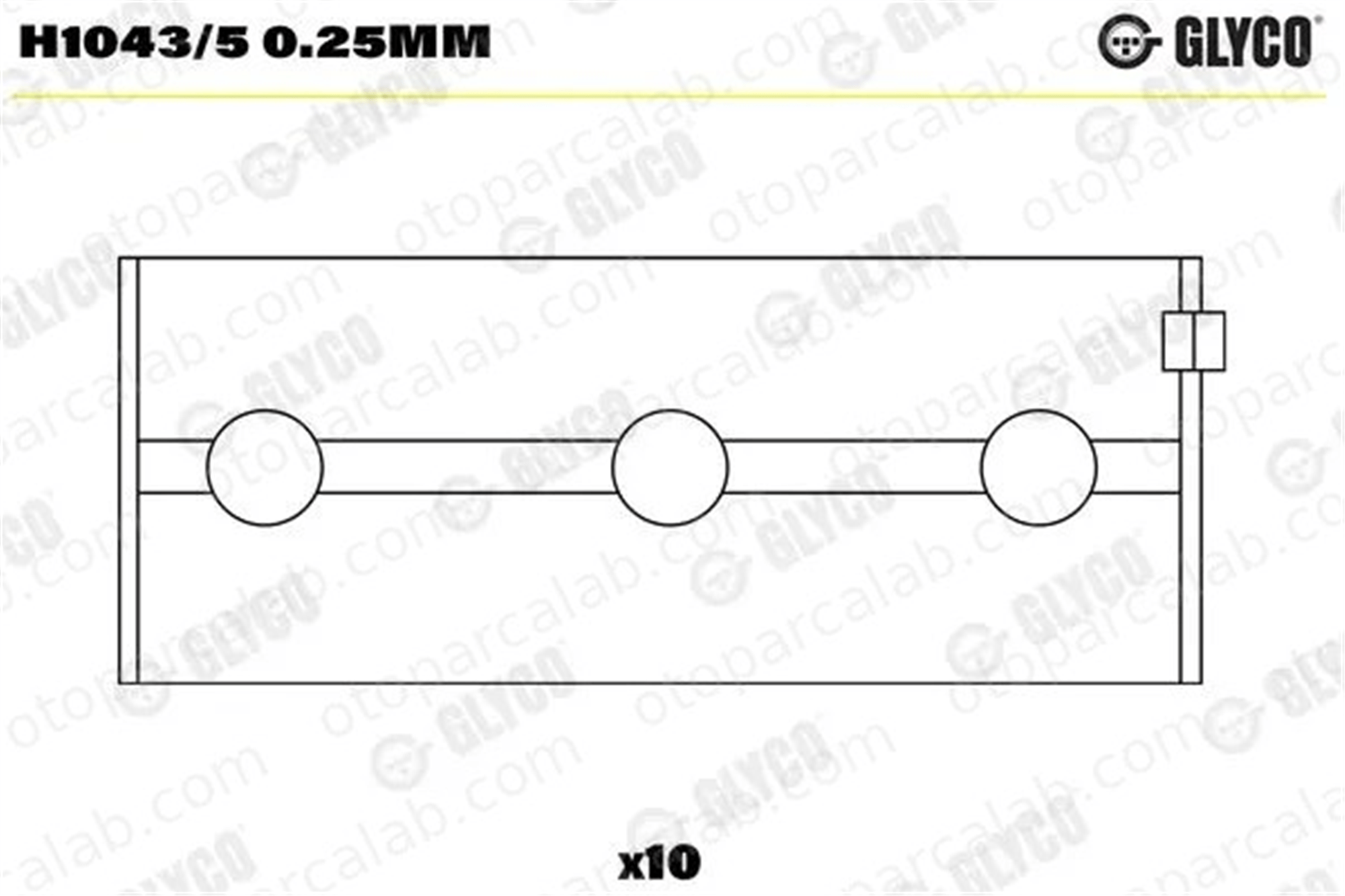 FIAT ORJINAL 5882225 Ana Yatak (0.10) FIAT TIPO 131 5882225 5882236