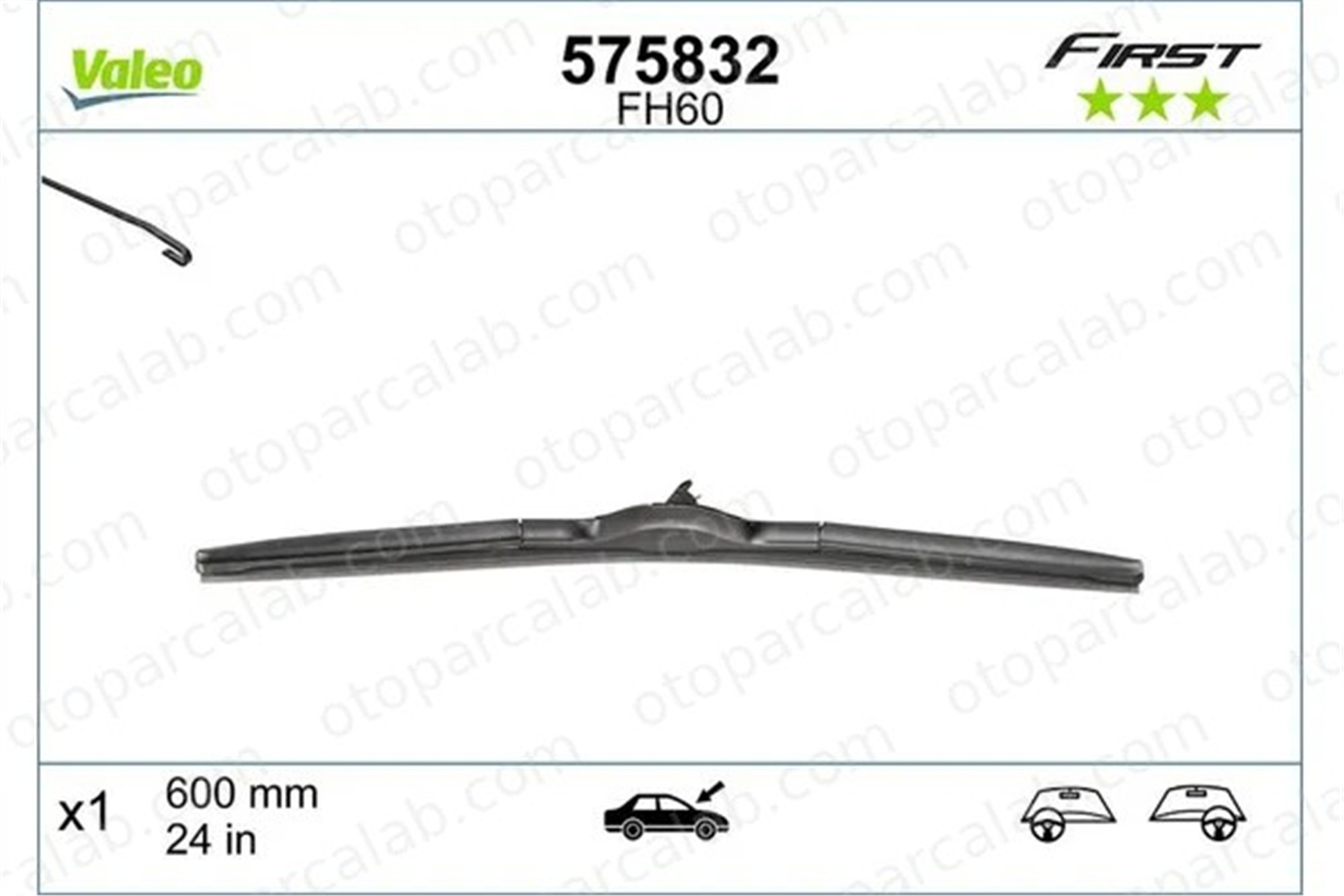 FIAT ORJINAL 71776845 Silecek Süpürgesi Ön OPEL INSIGNIA A INSIGNIA A Sports Tourer 71776845 1608028680