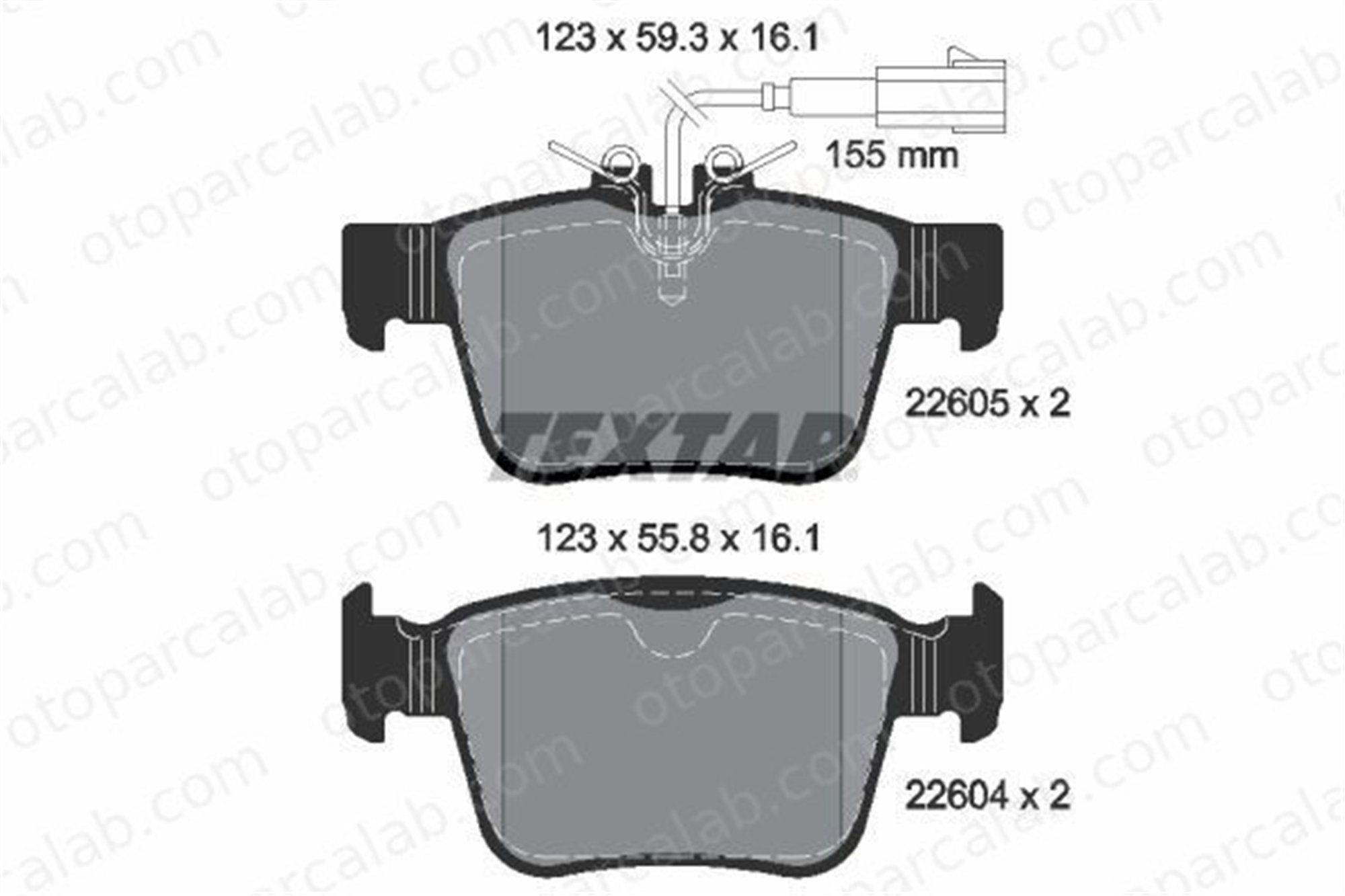 FIAT ORJINAL 77369178 Fren Disk Balata Arka ALFA ROMEO GIULIA STELVIO 77369178 77368716