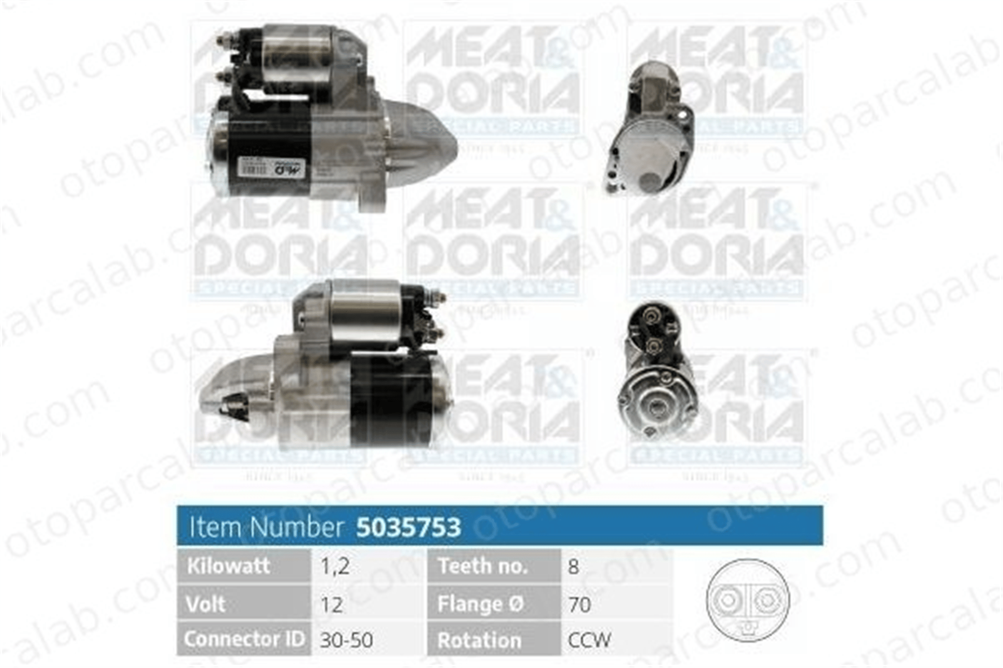 FIAT ORJINAL K05034555AA Marş Dinamosu DODGE CALIBER JOURNEY K05034555AA 5034555AA