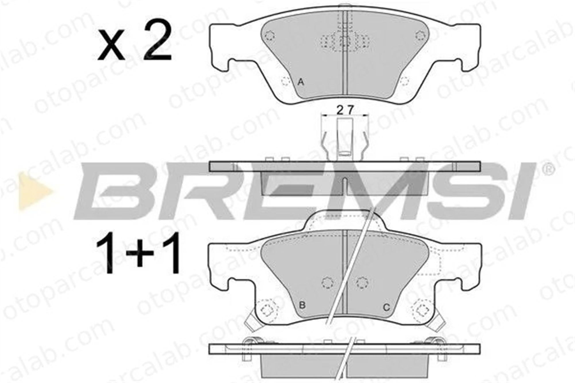 FIAT ORJINAL K2AMV4386AB Fren Disk Balata Arka JEEP GRAND CHEROKEE IV DODGE DURANGO K2AMV4386AB 68516694AB