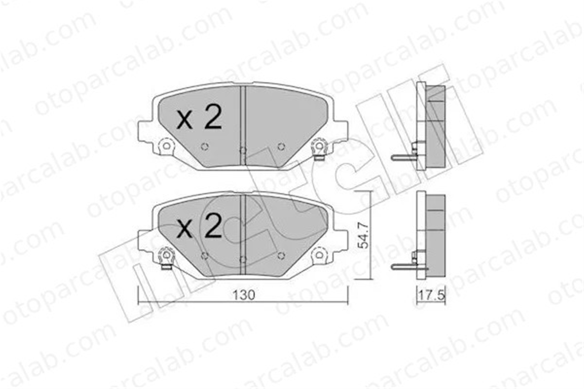 FIAT ORJINAL K68159526AC Fren Disk Balata Ön FIAT FREEMONT CHRYSLER GRAND VOYAGER V K68159526AC 168144209AA