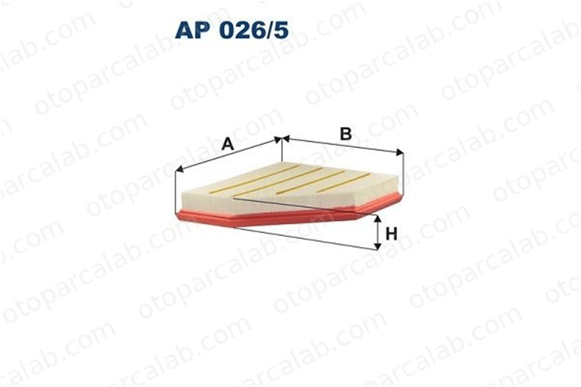 FILTRON AP 026/5 Hava Filtresi BMW 3 3 Touring 13718580428 17801WAA02