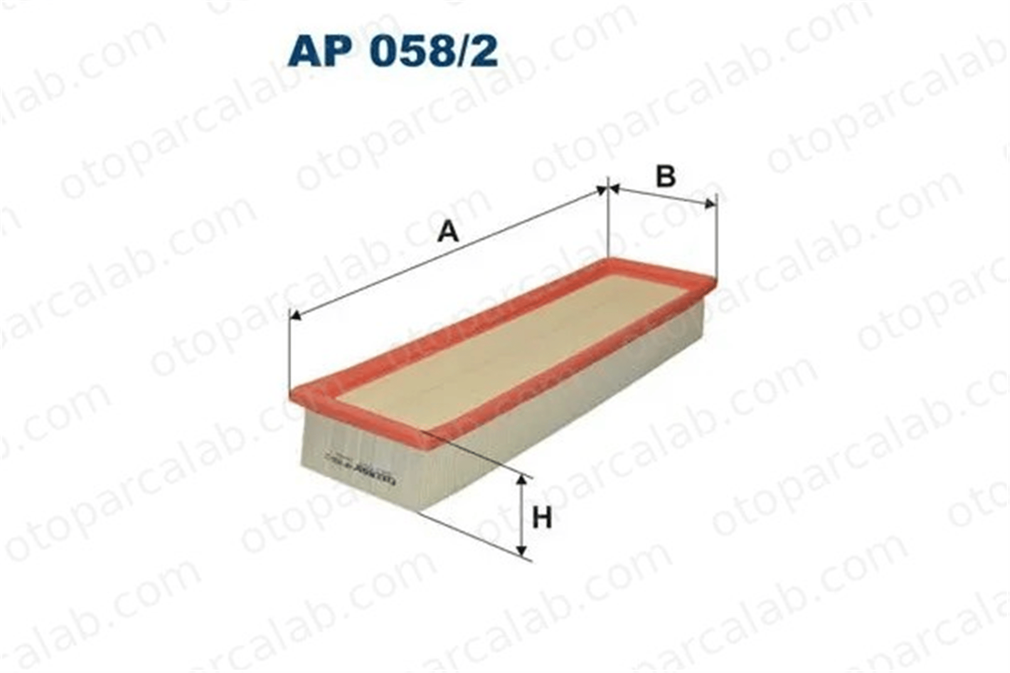 FILTRON AP 058/2 Hava Filtresi PEUGEOT 206+ 206 Hatchback 1444FC 1444TL