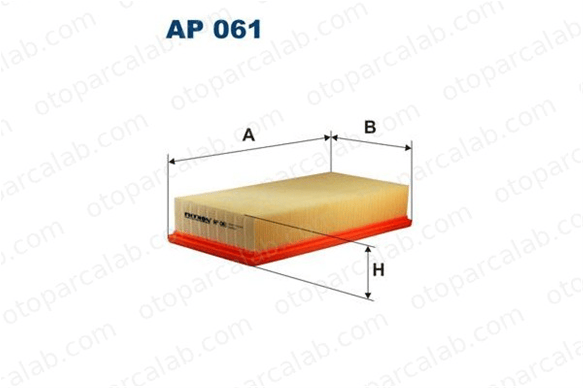 FILTRON AP 061 Hava Filtresi VOLVO 440 460 92VB9601HA 6610580