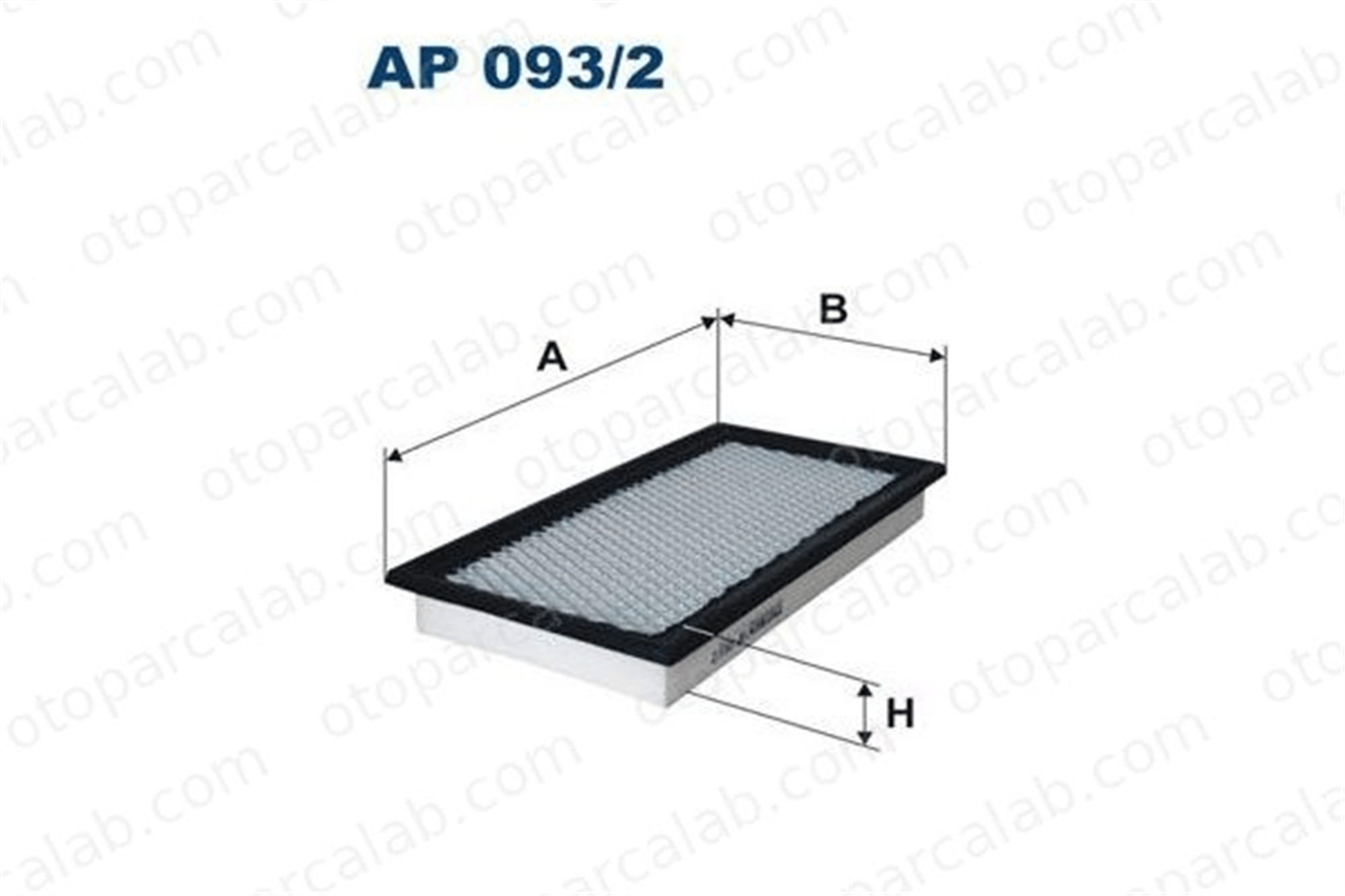 FILTRON AP 093/2 Hava Filtresi JEEP COMPASS DODGE CALIBER 4891695AA 04891695AA